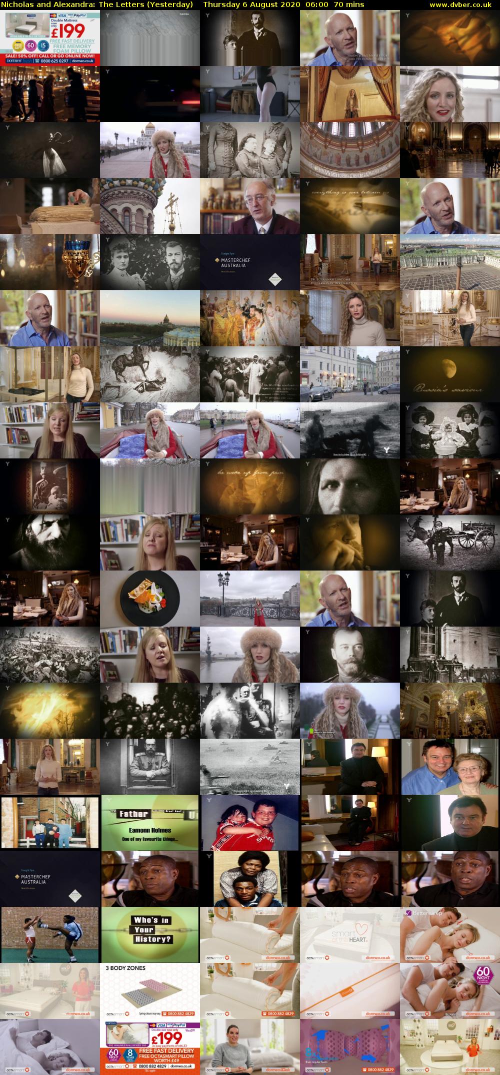 Nicholas and Alexandra: The Letters (Yesterday) Thursday 6 August 2020 06:00 - 07:10