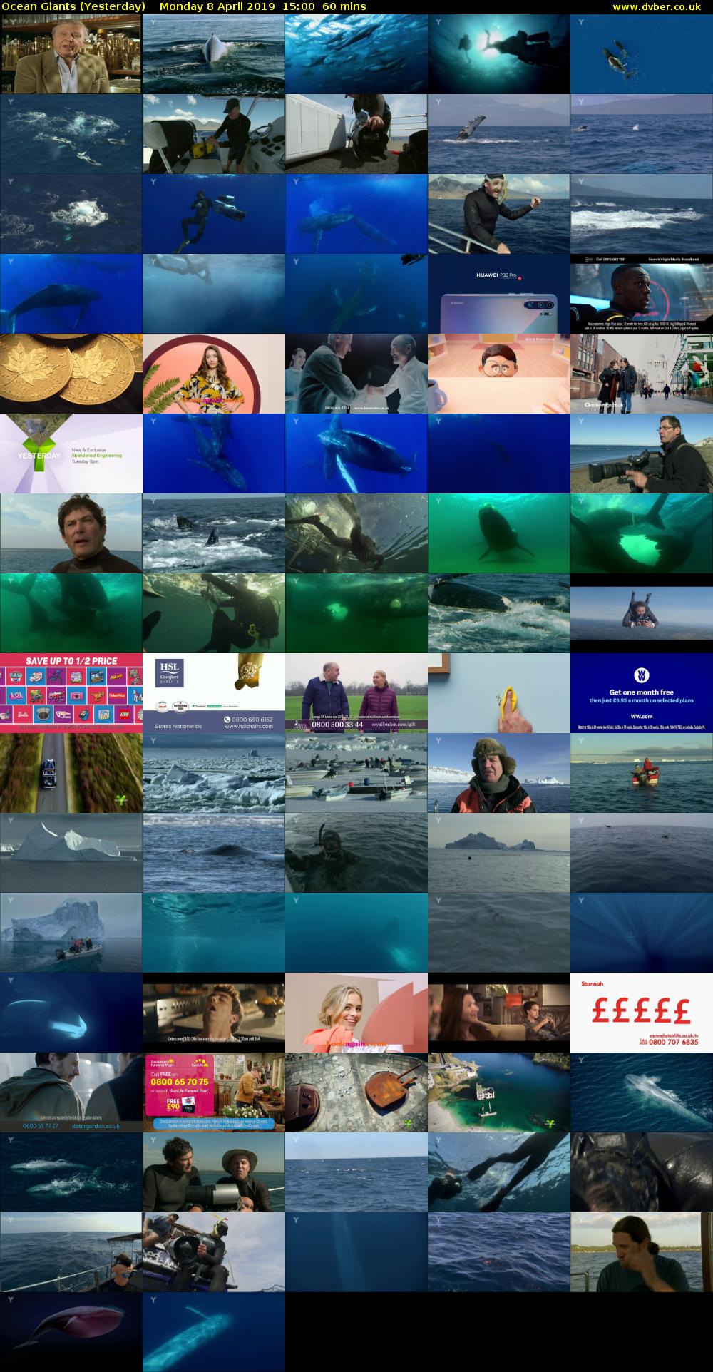 Ocean Giants (Yesterday) Monday 8 April 2019 15:00 - 16:00