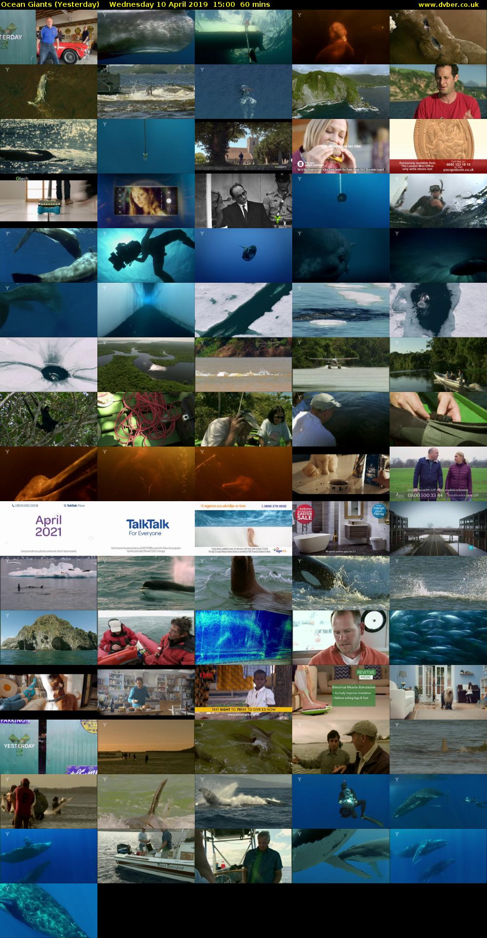 Ocean Giants (Yesterday) Wednesday 10 April 2019 15:00 - 16:00