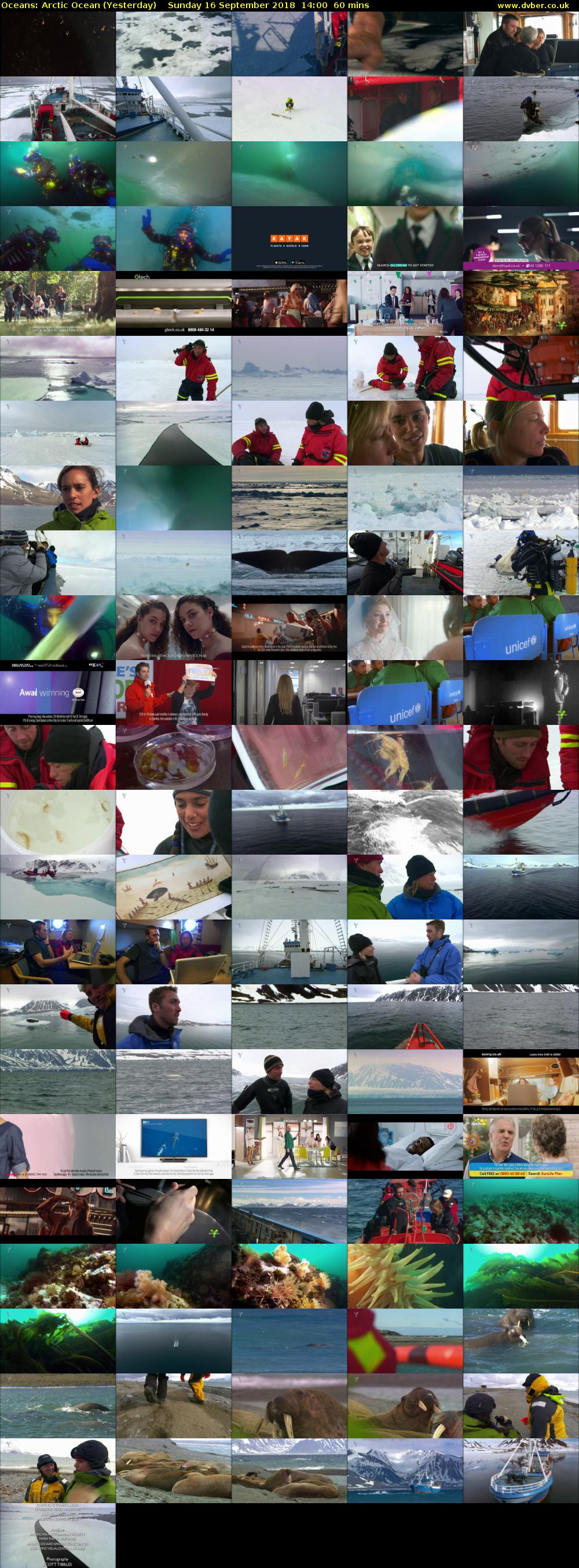 Oceans: Arctic Ocean (Yesterday) Sunday 16 September 2018 14:00 - 15:00