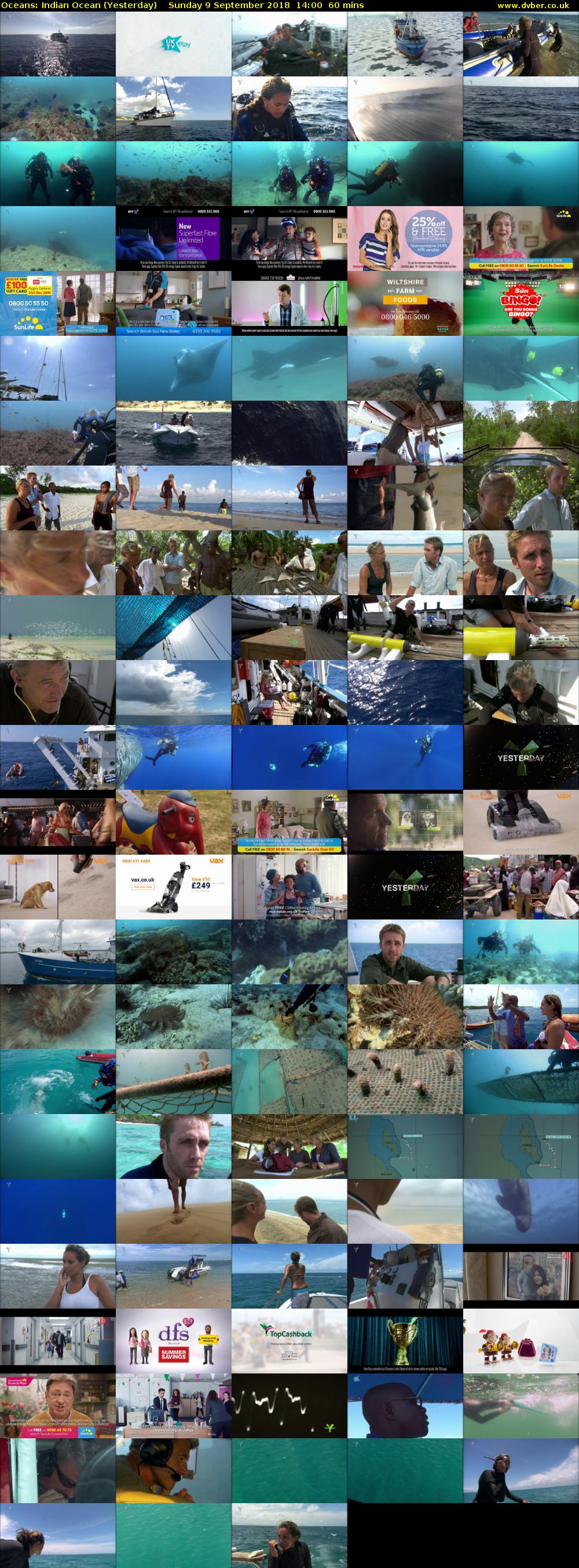 Oceans: Indian Ocean (Yesterday) Sunday 9 September 2018 14:00 - 15:00