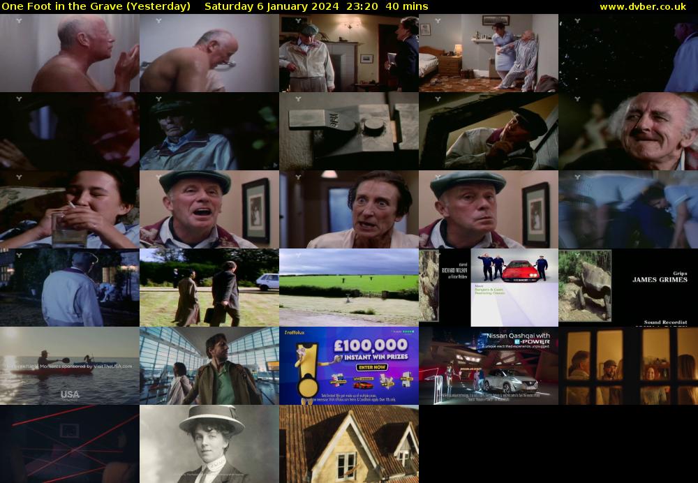One Foot in the Grave (Yesterday) Saturday 6 January 2024 23:20 - 00:00