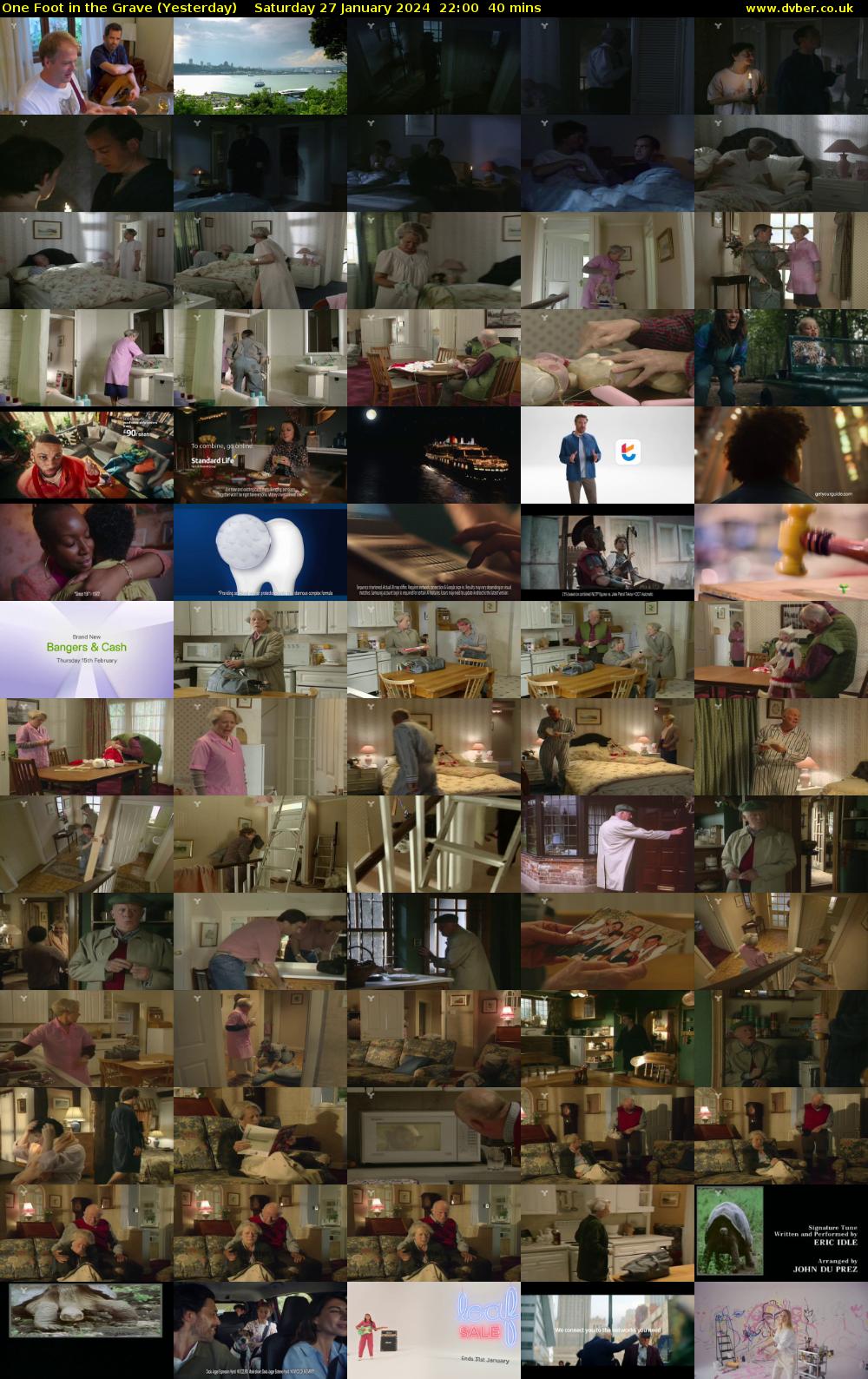 One Foot in the Grave (Yesterday) Saturday 27 January 2024 22:00 - 22:40