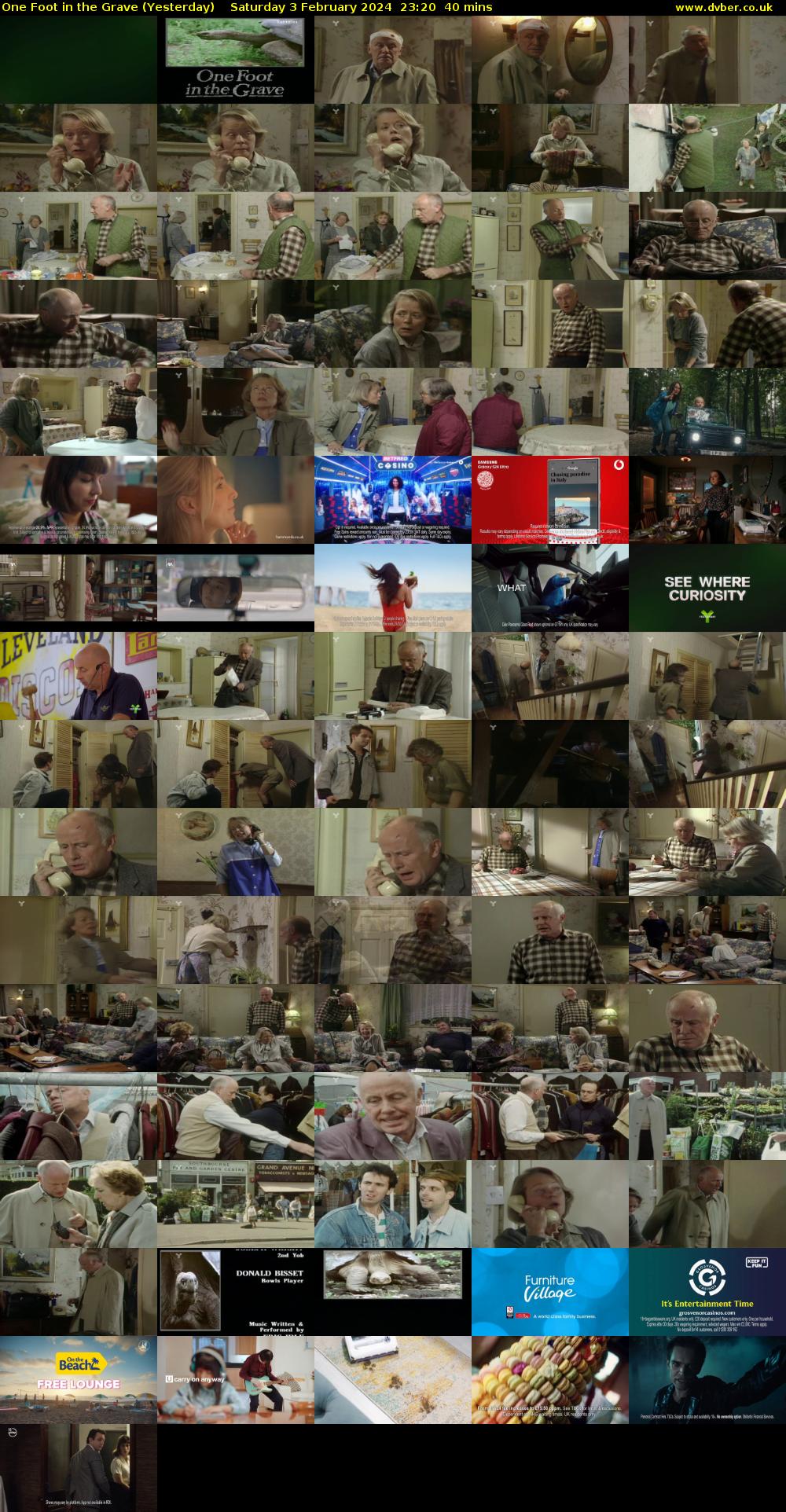 One Foot in the Grave (Yesterday) Saturday 3 February 2024 23:20 - 00:00