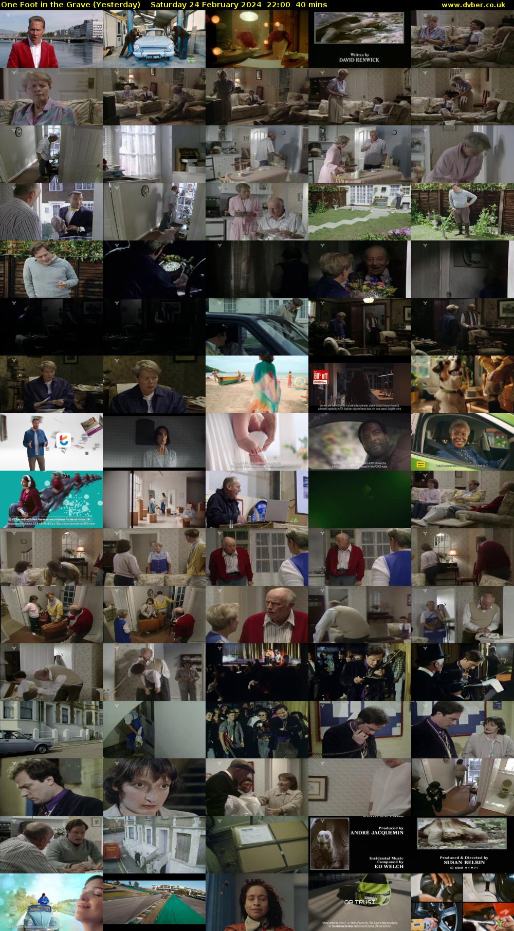 One Foot in the Grave (Yesterday) Saturday 24 February 2024 22:00 - 22:40