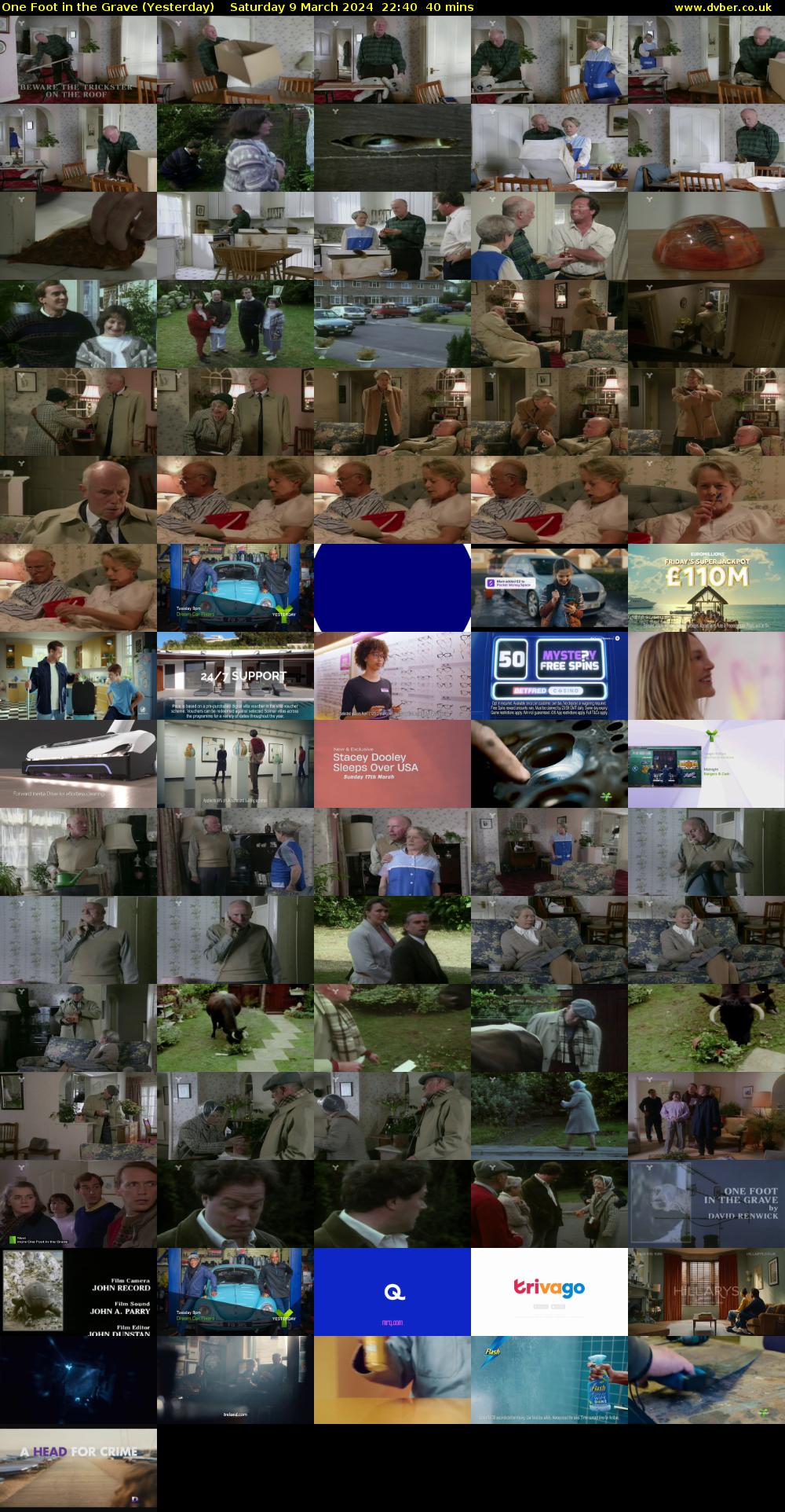 One Foot in the Grave (Yesterday) Saturday 9 March 2024 22:40 - 23:20