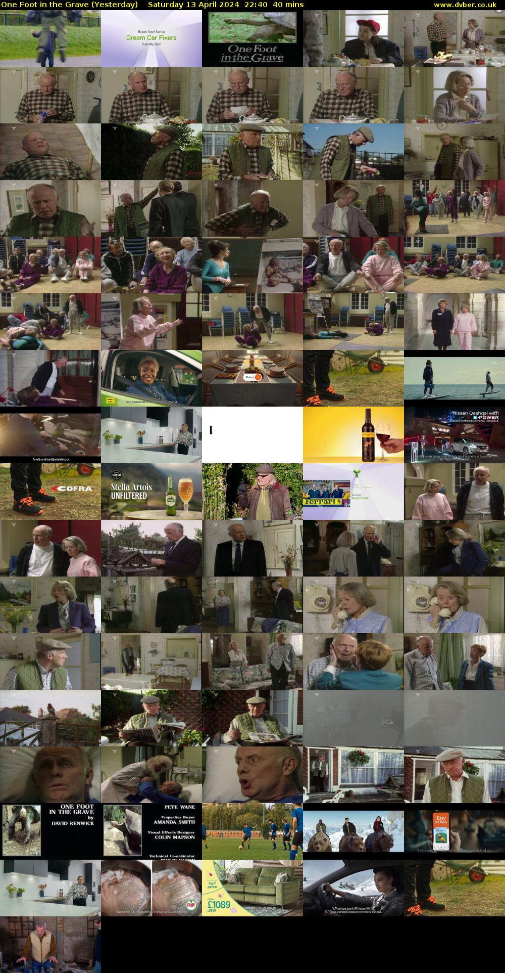 One Foot in the Grave (Yesterday) Saturday 13 April 2024 22:40 - 23:20