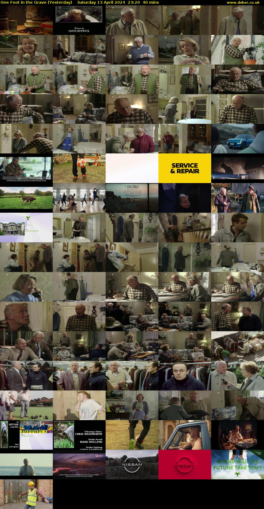 One Foot in the Grave (Yesterday) Saturday 13 April 2024 23:20 - 00:00