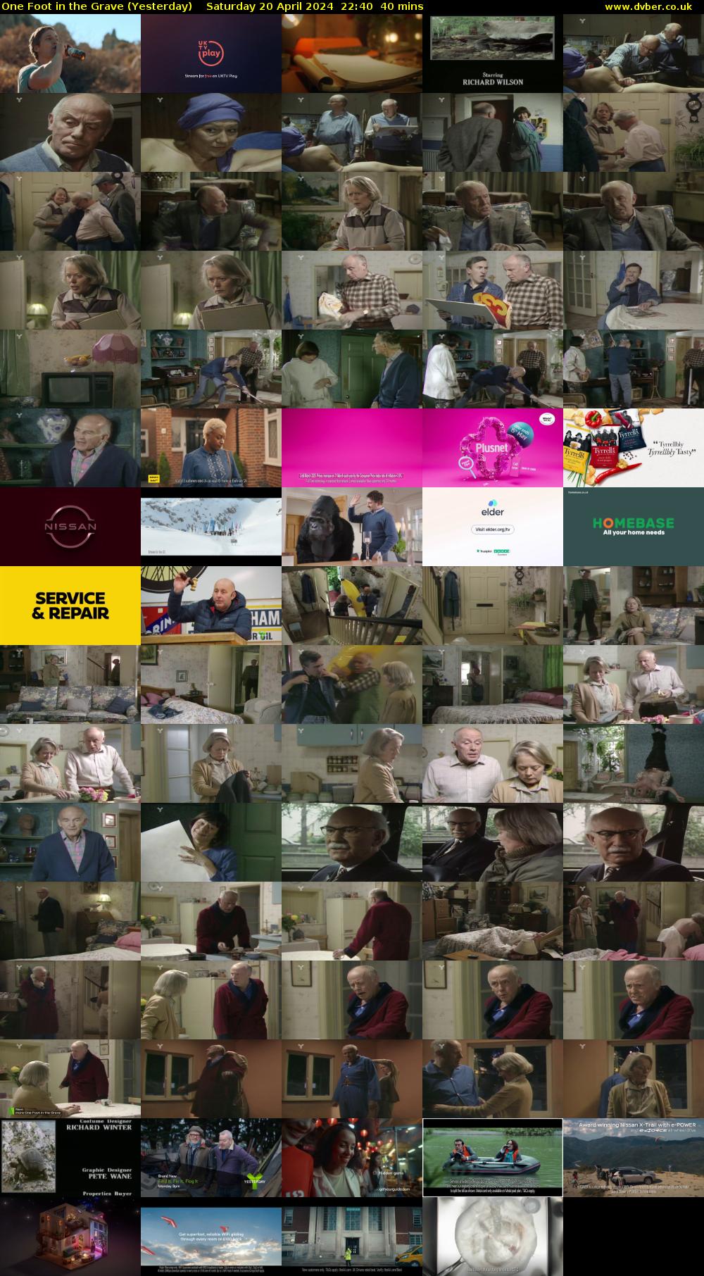 One Foot in the Grave (Yesterday) Saturday 20 April 2024 22:40 - 23:20