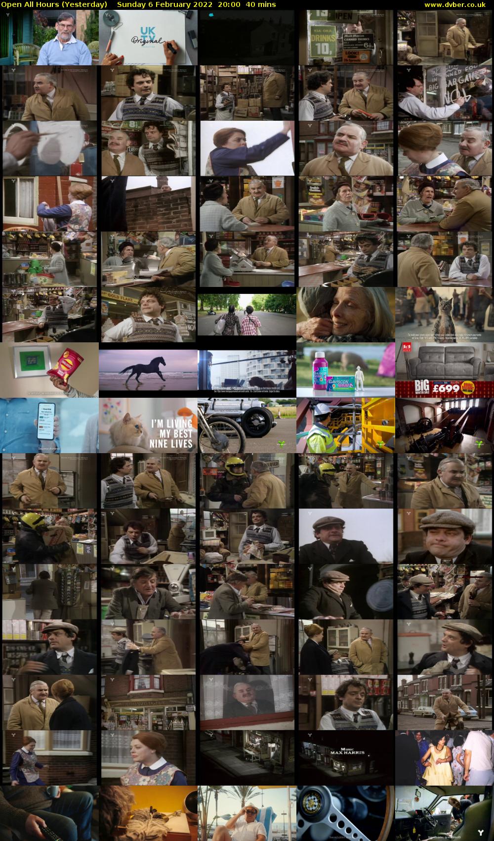 Open All Hours (Yesterday) Sunday 6 February 2022 20:00 - 20:40