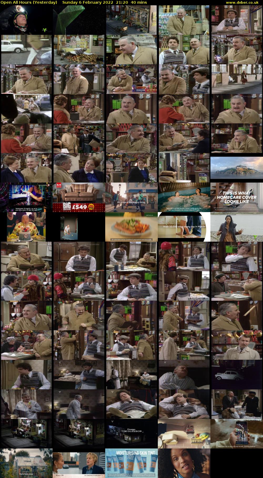 Open All Hours (Yesterday) Sunday 6 February 2022 21:20 - 22:00