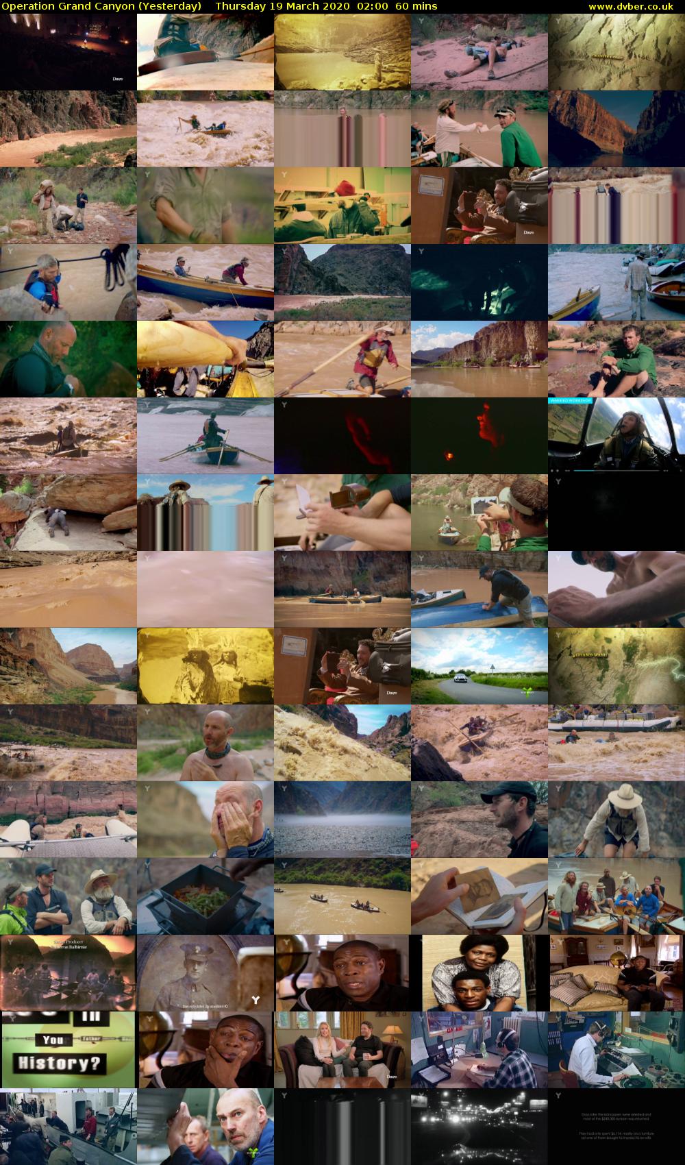 Operation Grand Canyon (Yesterday) Thursday 19 March 2020 02:00 - 03:00