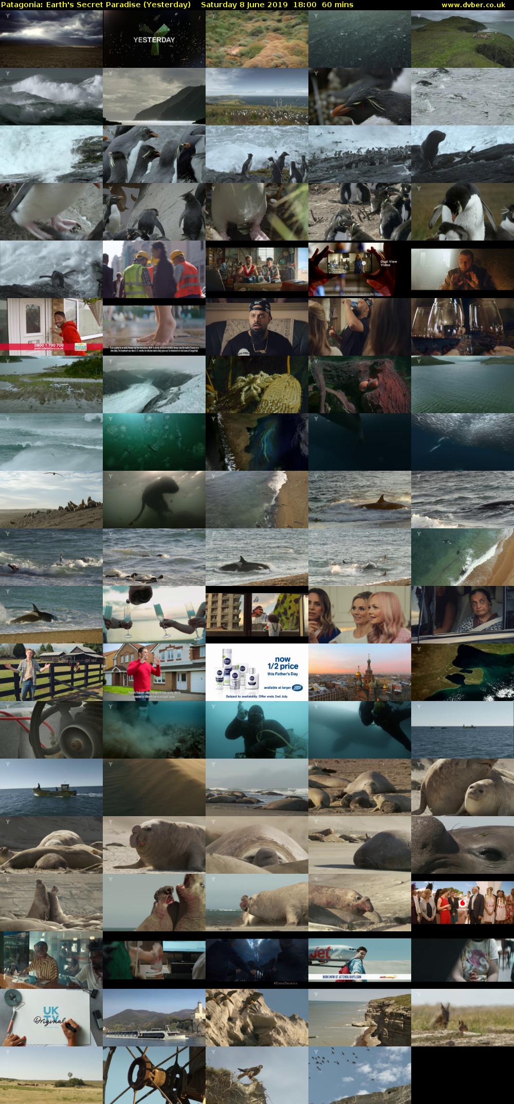 Patagonia: Earth's Secret Paradise (Yesterday) Saturday 8 June 2019 18:00 - 19:00