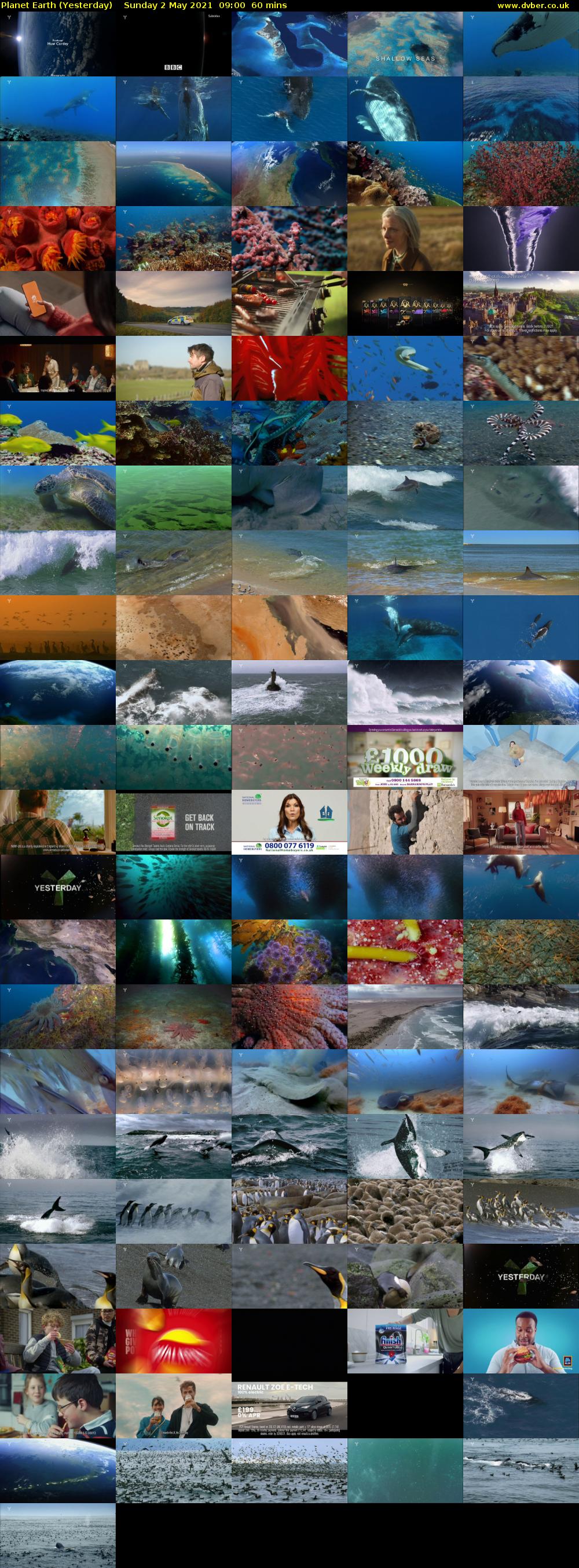 Planet Earth (Yesterday) Sunday 2 May 2021 09:00 - 10:00
