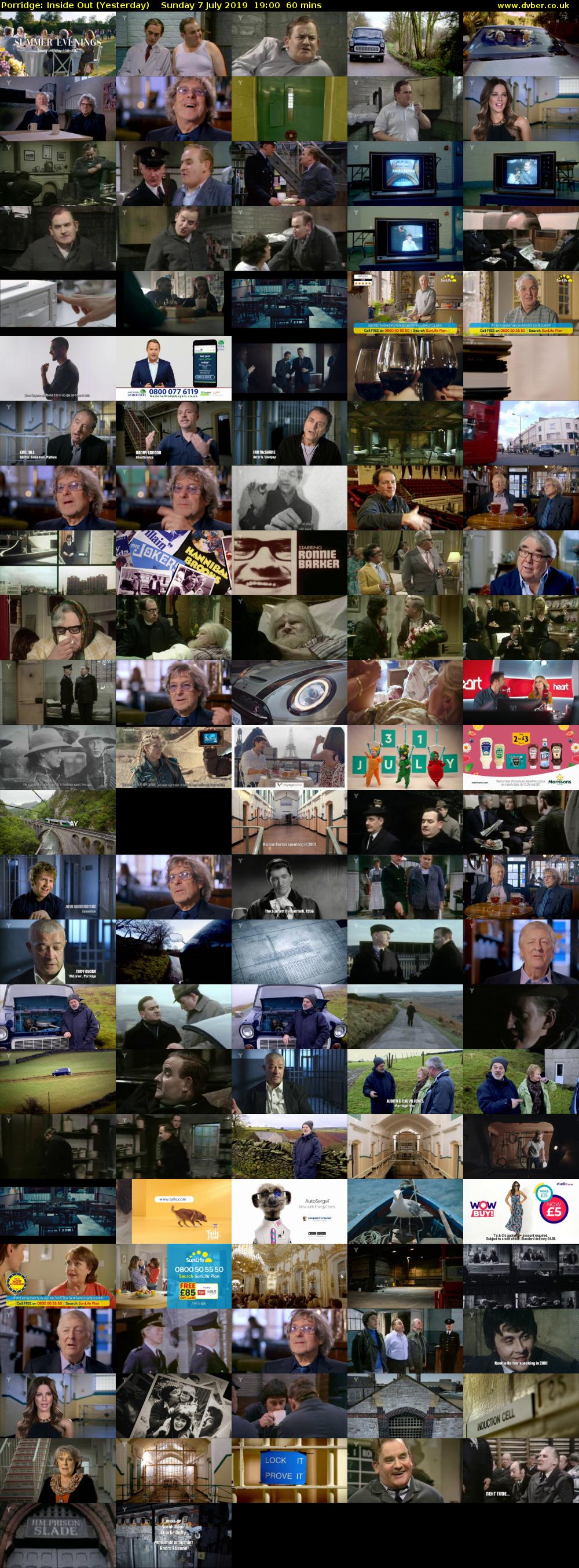 Porridge: Inside Out (Yesterday) Sunday 7 July 2019 19:00 - 20:00
