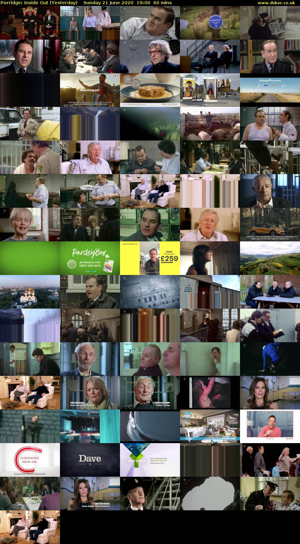 Porridge: Inside Out (Yesterday) Sunday 21 June 2020 19:00 - 20:00