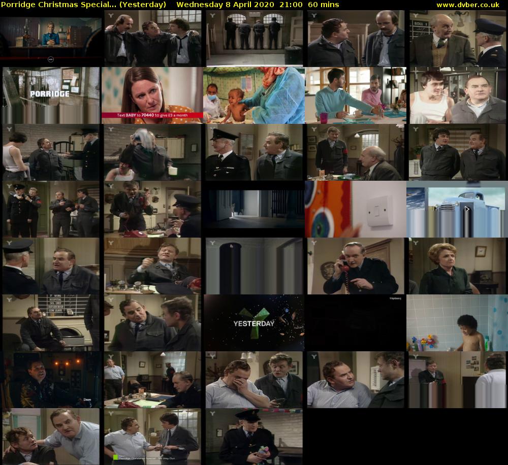 Porridge Christmas Special... (Yesterday) Wednesday 8 April 2020 21:00 - 22:00