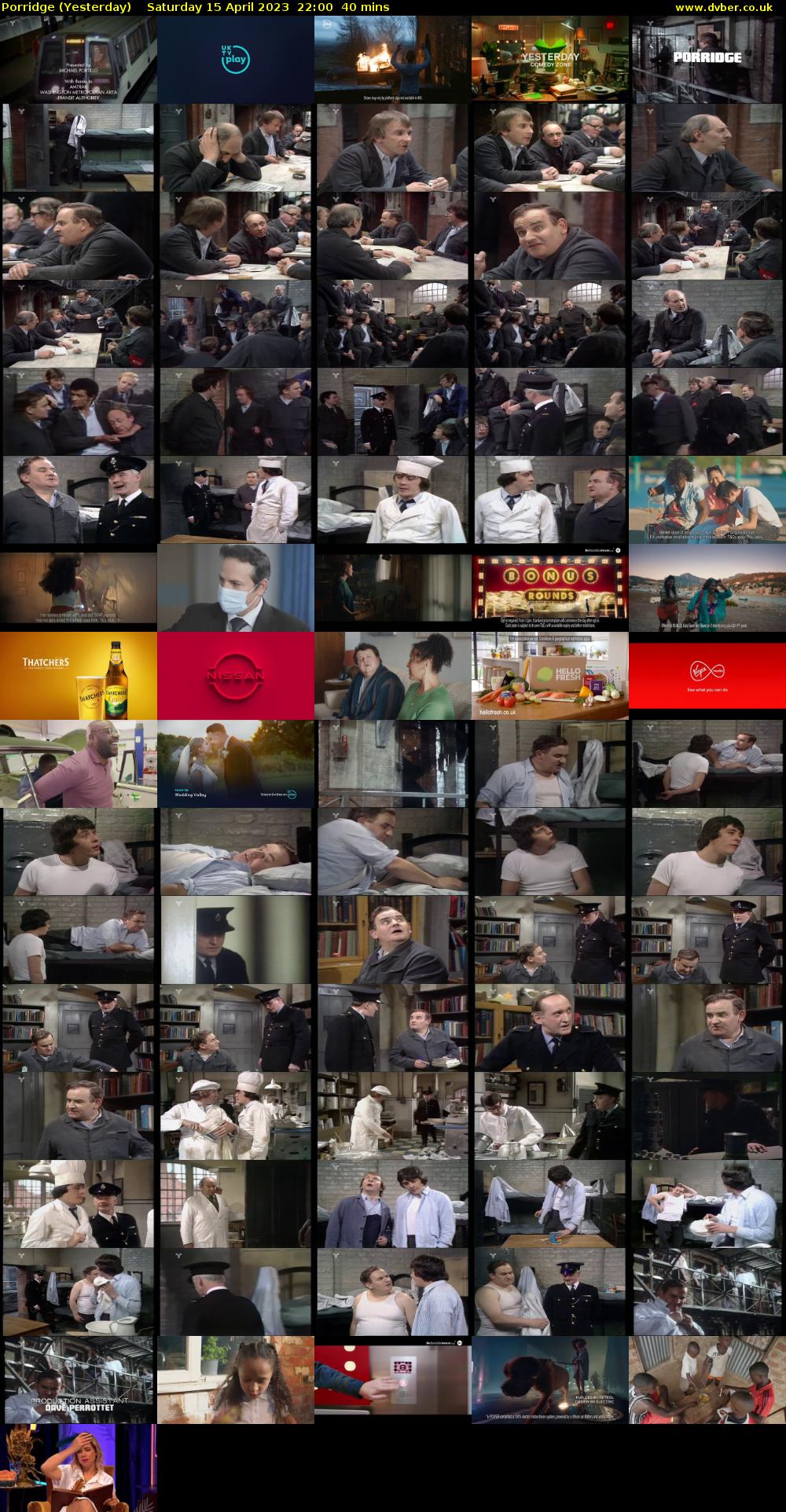 Porridge (Yesterday) Saturday 15 April 2023 22:00 - 22:40
