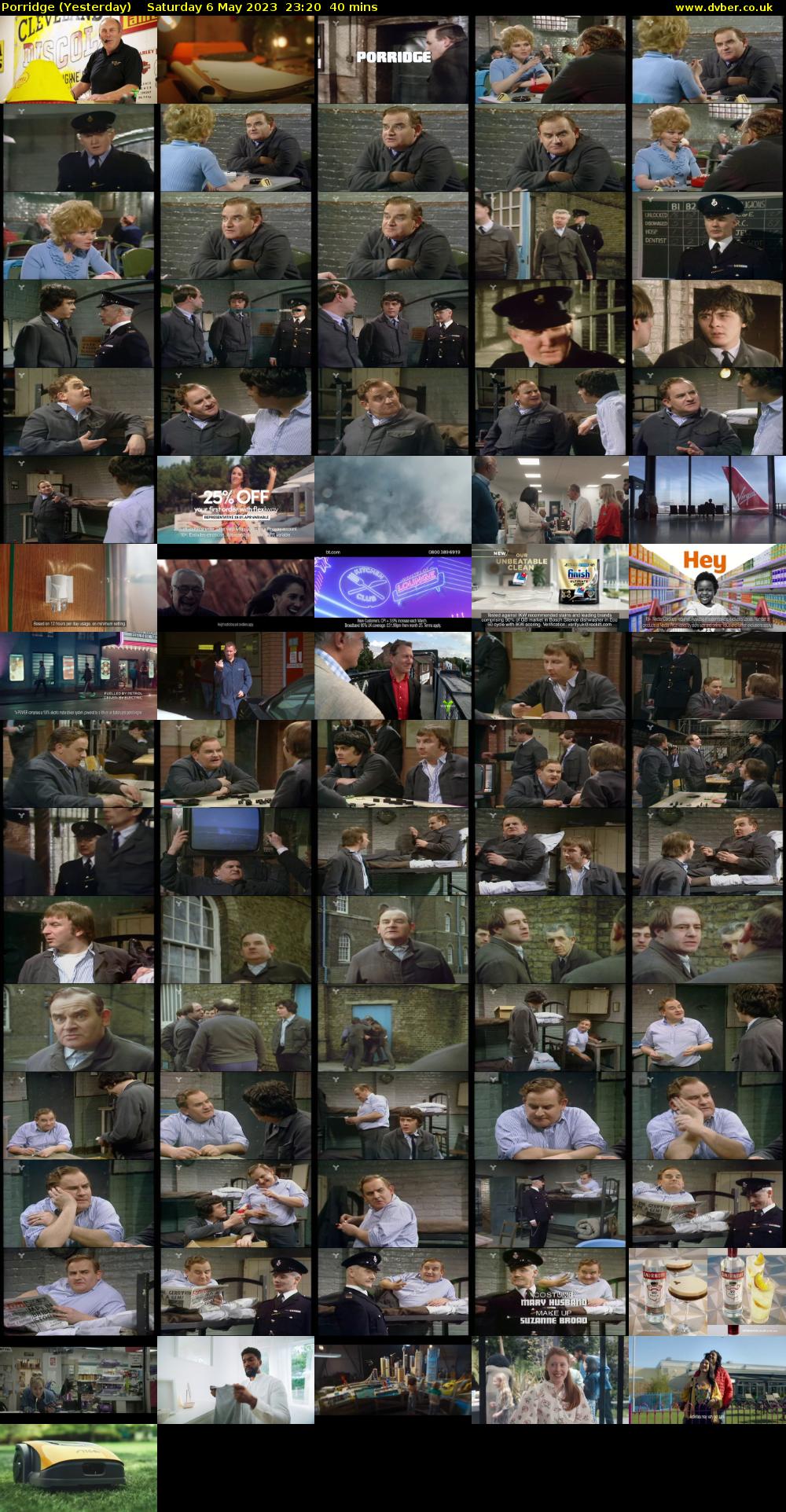 Porridge (Yesterday) Saturday 6 May 2023 23:20 - 00:00