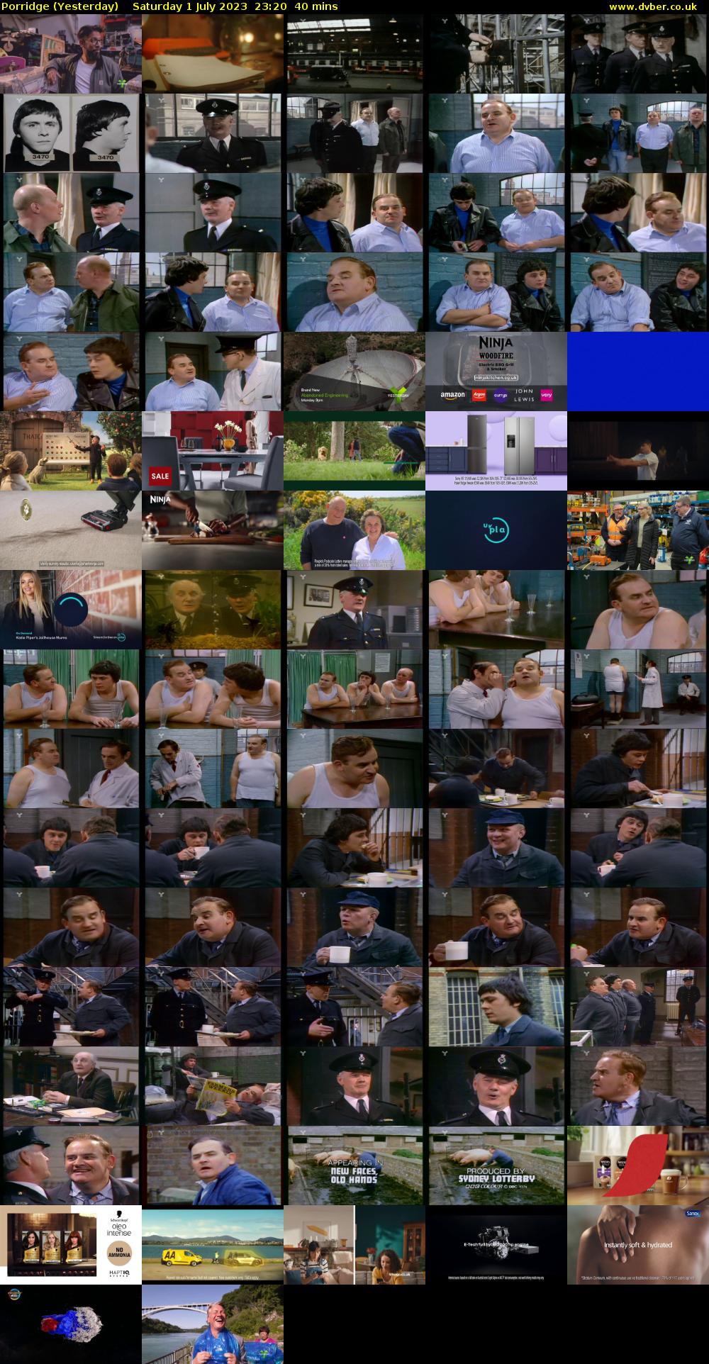 Porridge (Yesterday) Saturday 1 July 2023 23:20 - 00:00