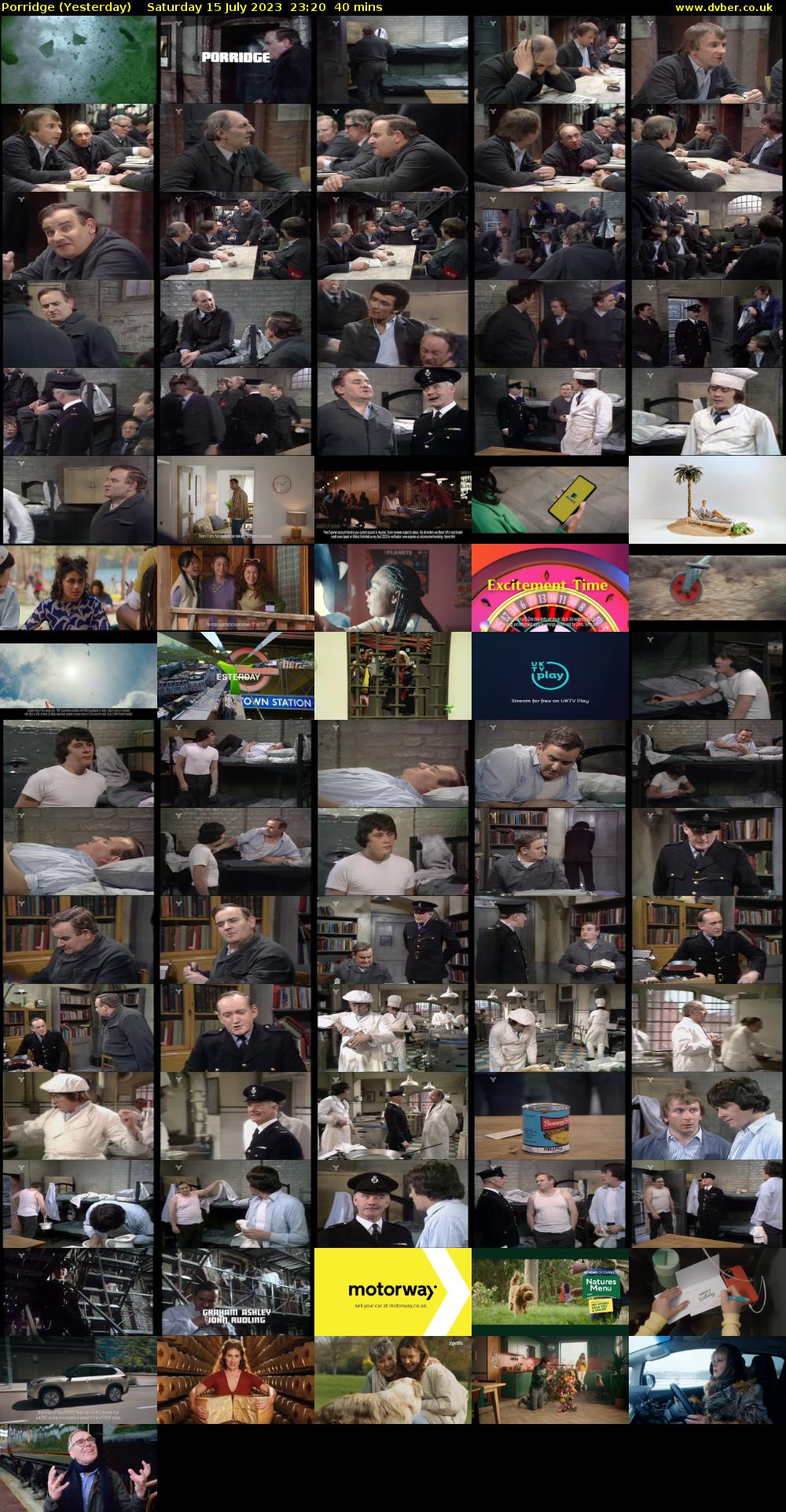 Porridge (Yesterday) Saturday 15 July 2023 23:20 - 00:00