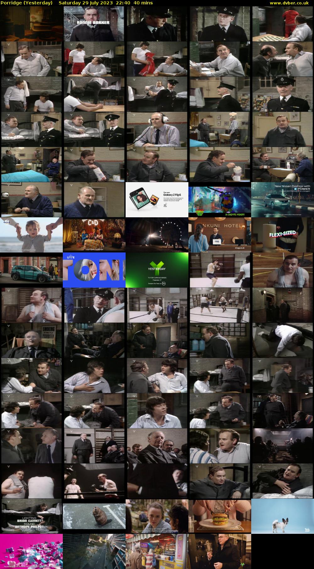 Porridge (Yesterday) Saturday 29 July 2023 22:40 - 23:20