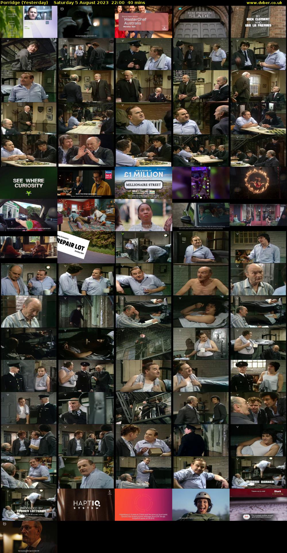 Porridge (Yesterday) Saturday 5 August 2023 22:00 - 22:40