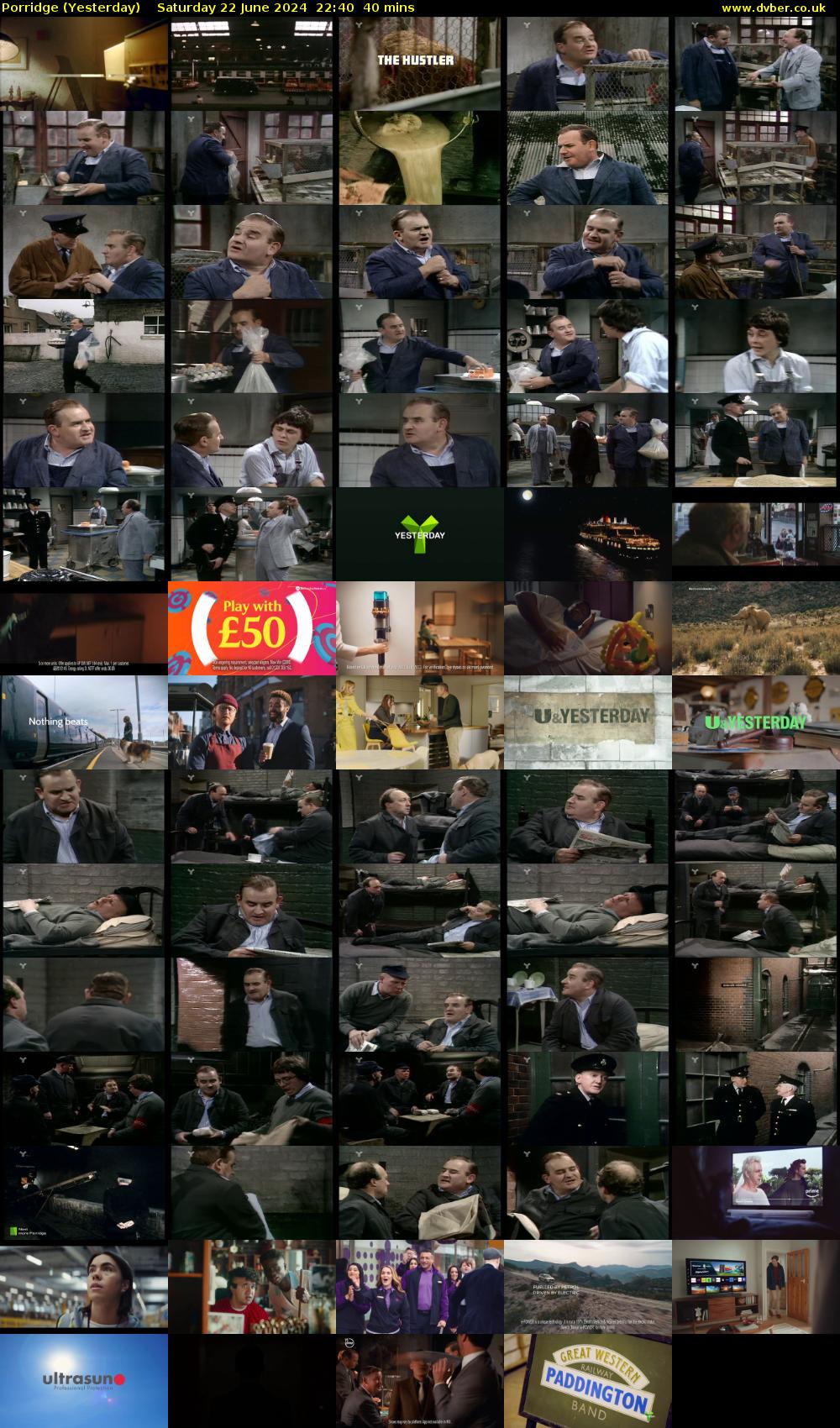 Porridge (Yesterday) Saturday 22 June 2024 22:40 - 23:20