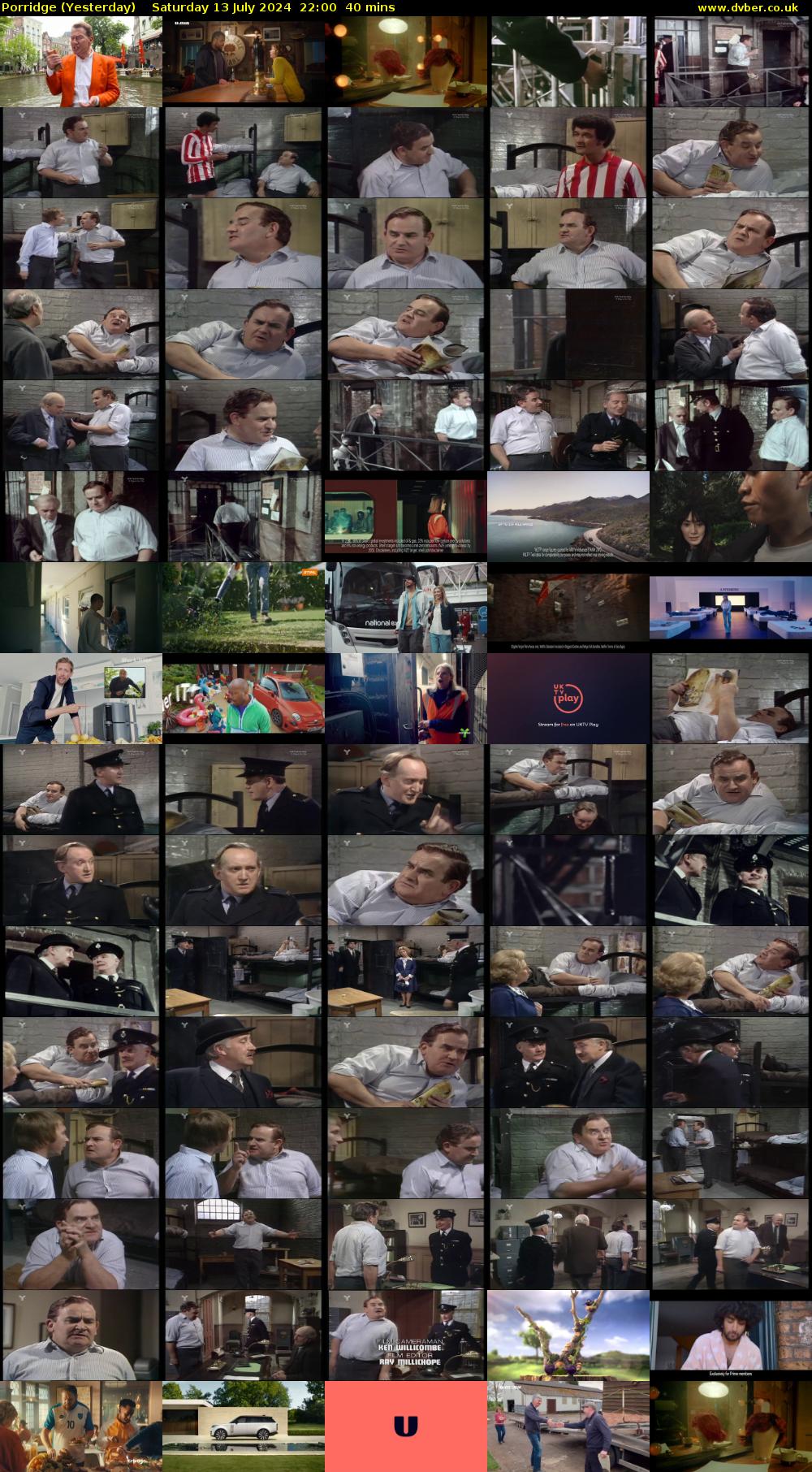Porridge (Yesterday) Saturday 13 July 2024 22:00 - 22:40