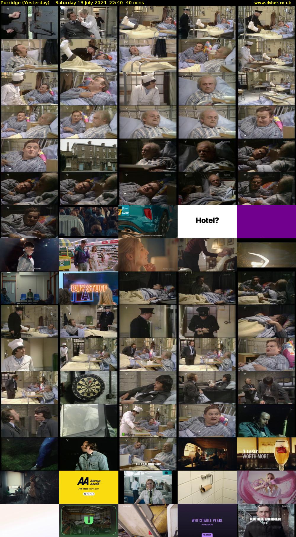 Porridge (Yesterday) Saturday 13 July 2024 22:40 - 23:20