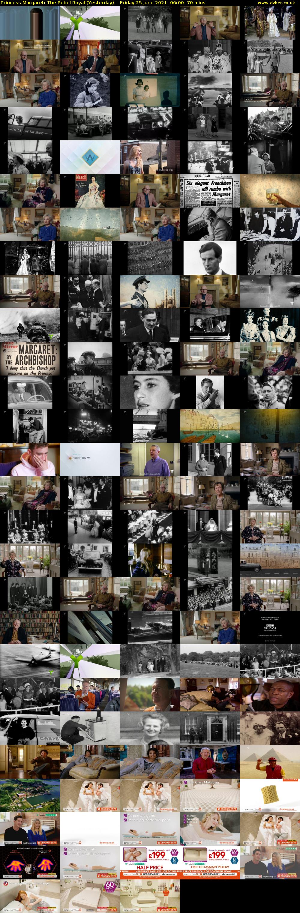 Princess Margaret: The Rebel Royal (Yesterday) Friday 25 June 2021 06:00 - 07:10