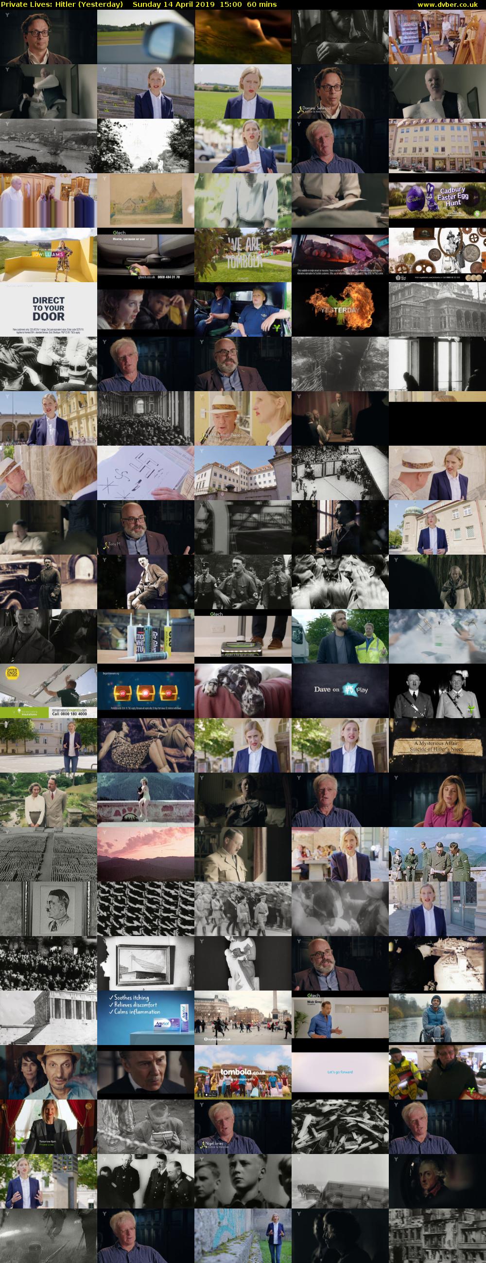 Private Lives: Hitler (Yesterday) Sunday 14 April 2019 15:00 - 16:00
