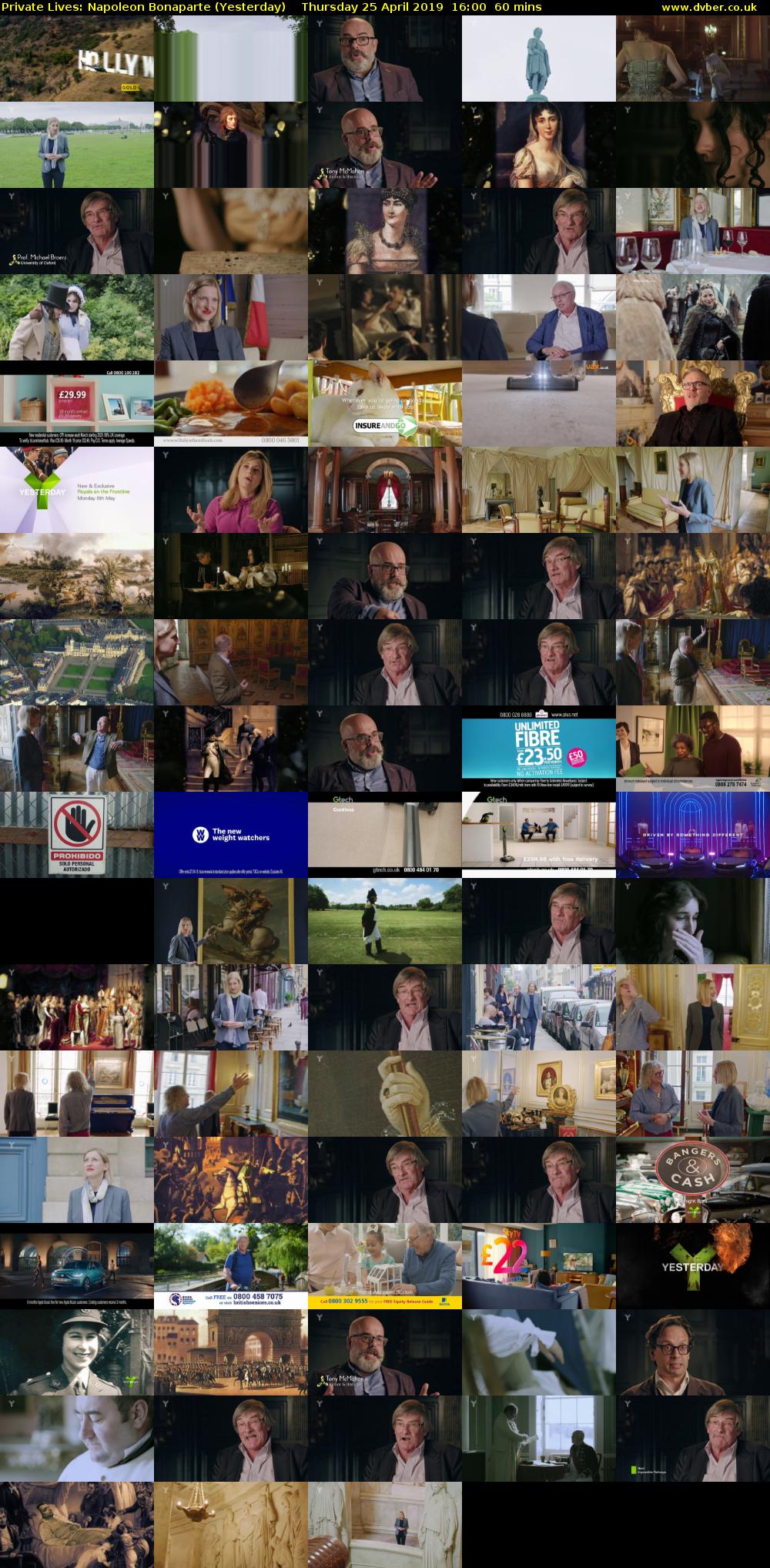 Private Lives: Napoleon Bonaparte (Yesterday) Thursday 25 April 2019 16:00 - 17:00