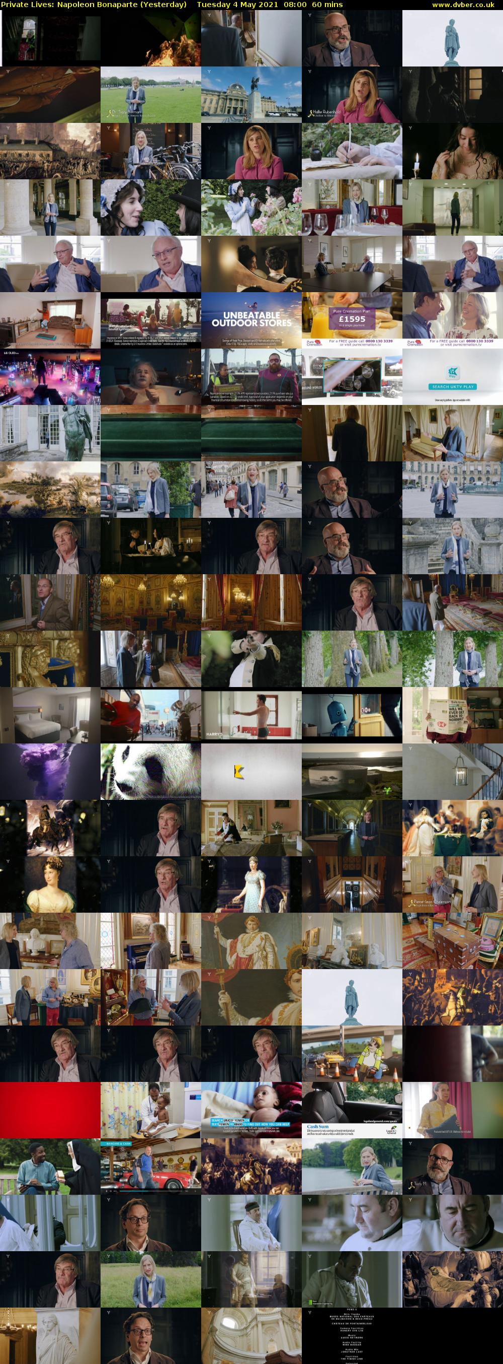 Private Lives: Napoleon Bonaparte (Yesterday) Tuesday 4 May 2021 08:00 - 09:00