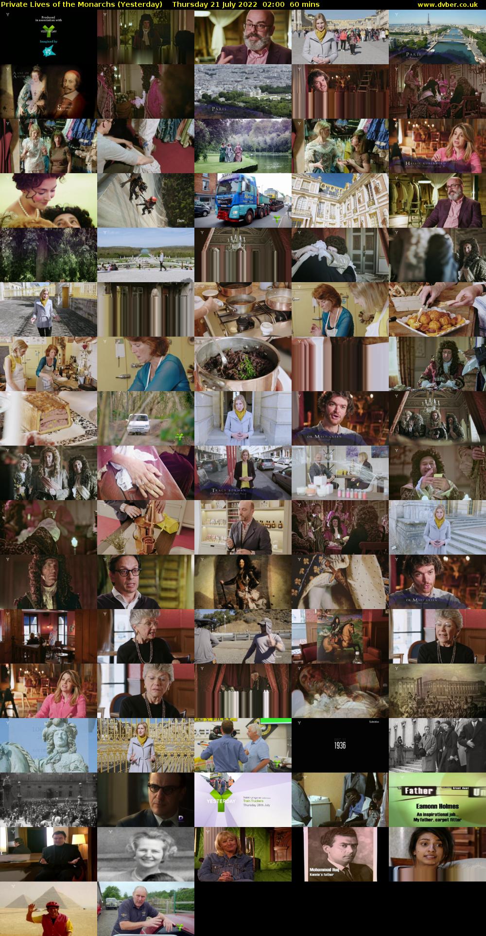 Private Lives of the Monarchs (Yesterday) Thursday 21 July 2022 02:00 - 03:00