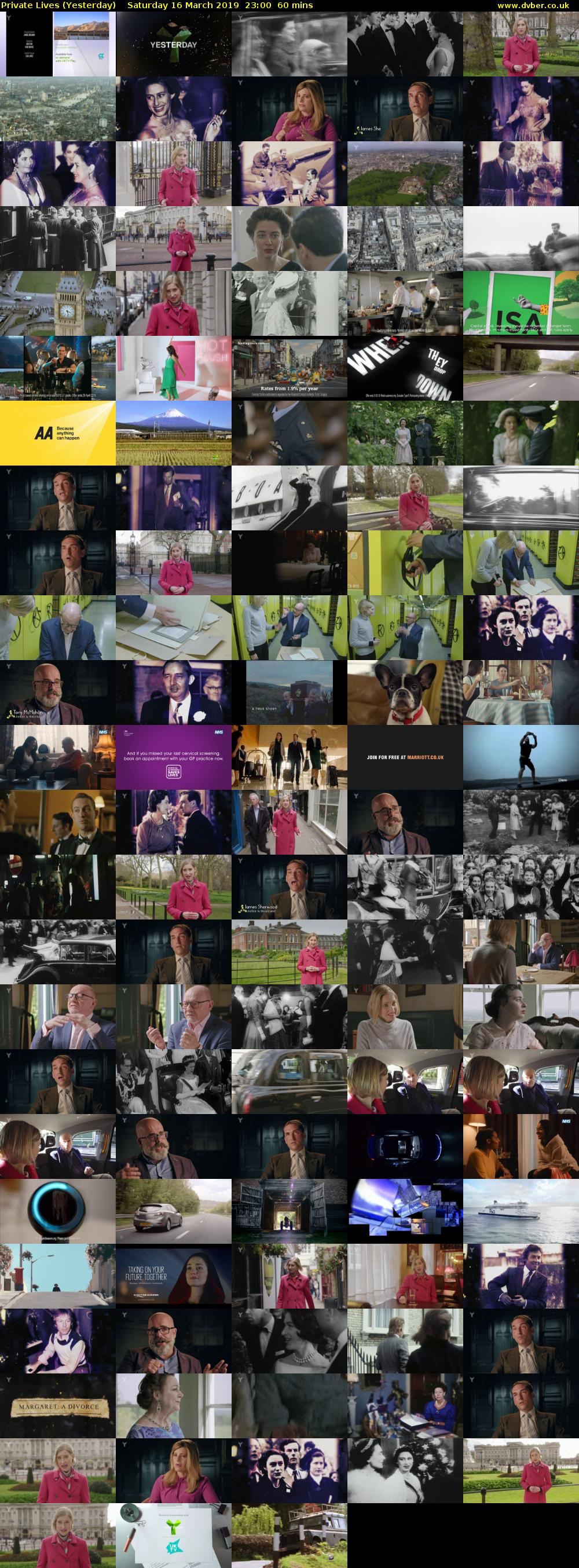 Private Lives (Yesterday) Saturday 16 March 2019 23:00 - 00:00