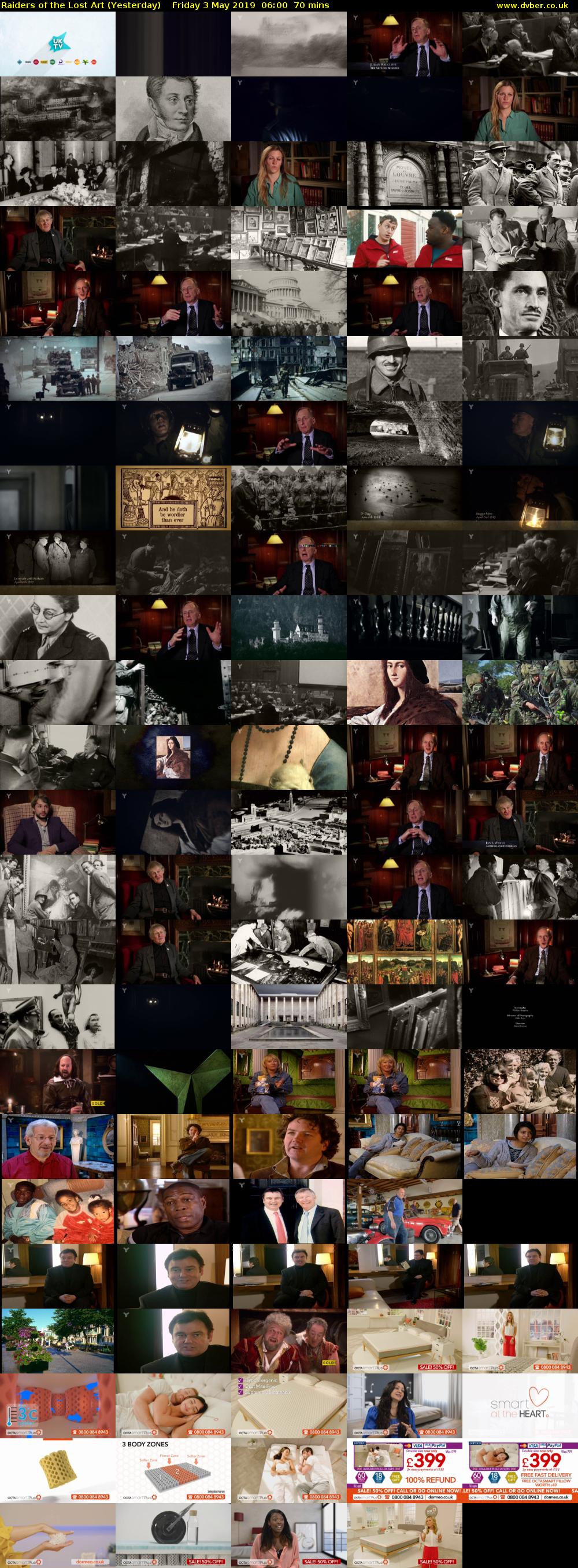 Raiders of the Lost Art (Yesterday) Friday 3 May 2019 06:00 - 07:10