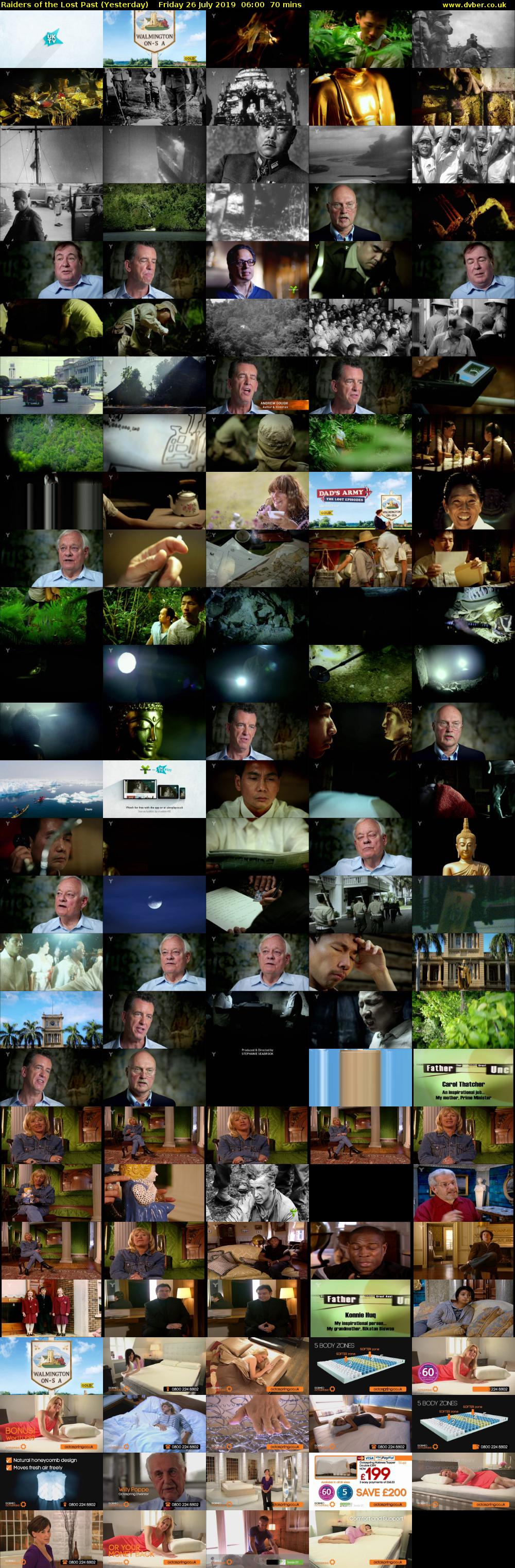 Raiders of the Lost Past (Yesterday) Friday 26 July 2019 06:00 - 07:10