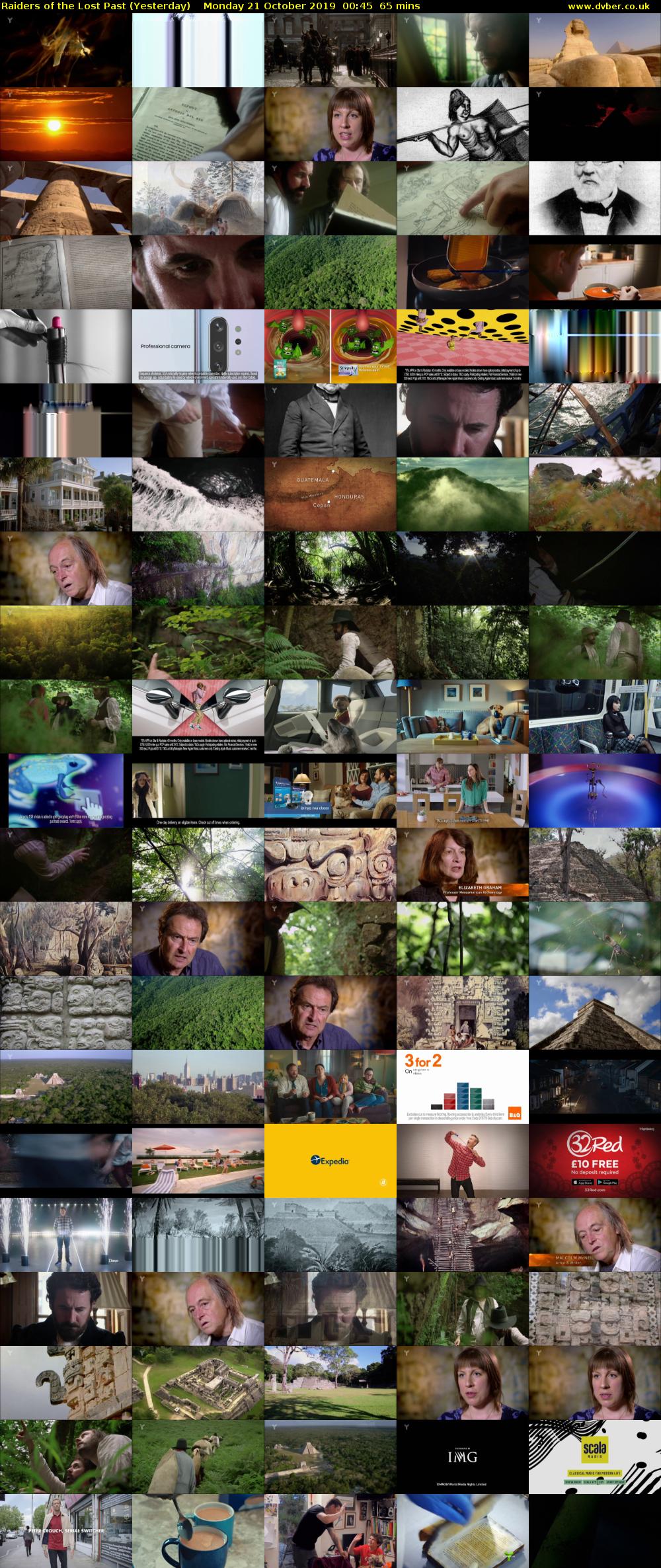 Raiders of the Lost Past (Yesterday) Monday 21 October 2019 00:45 - 01:50