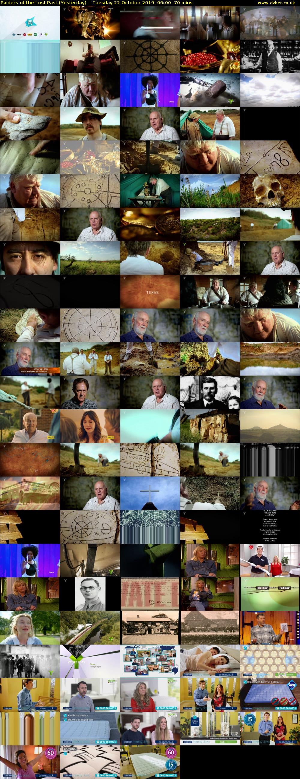 Raiders of the Lost Past (Yesterday) Tuesday 22 October 2019 06:00 - 07:10
