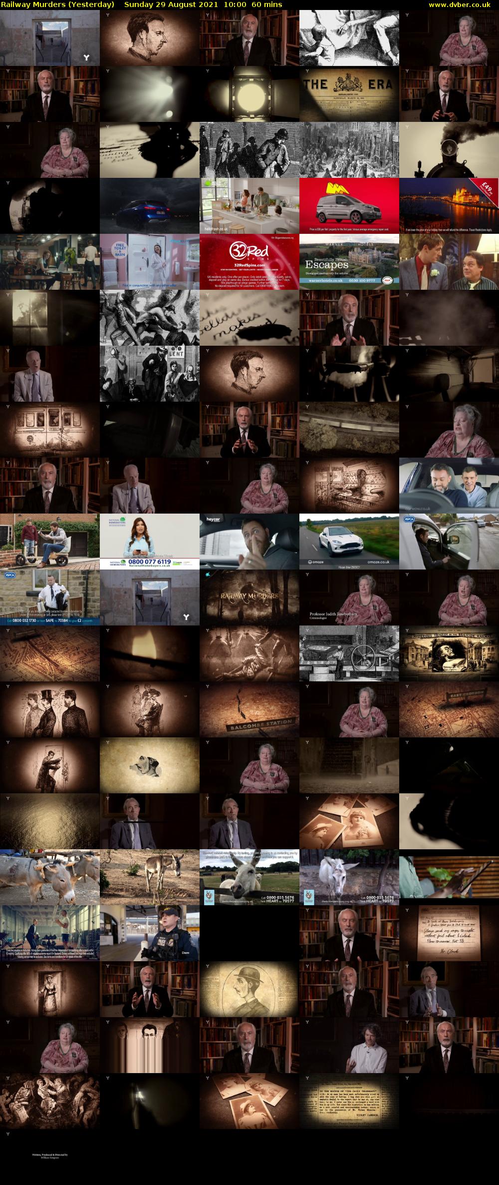 Railway Murders (Yesterday) Sunday 29 August 2021 10:00 - 11:00