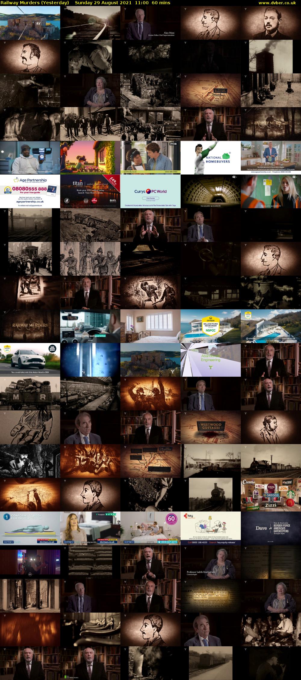 Railway Murders (Yesterday) Sunday 29 August 2021 11:00 - 12:00