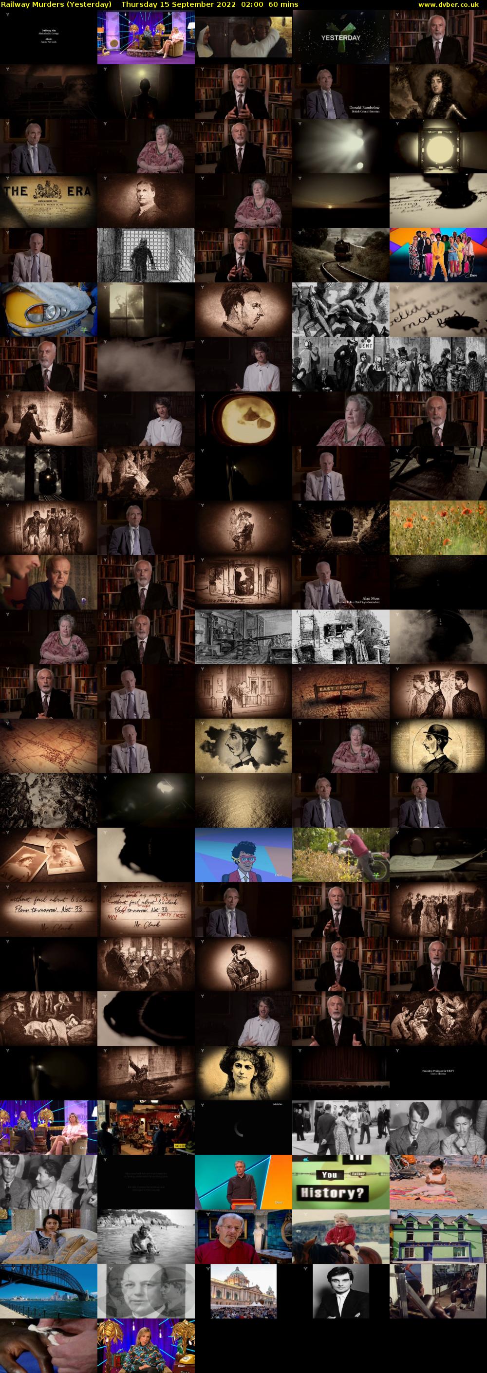 Railway Murders (Yesterday) Thursday 15 September 2022 02:00 - 03:00