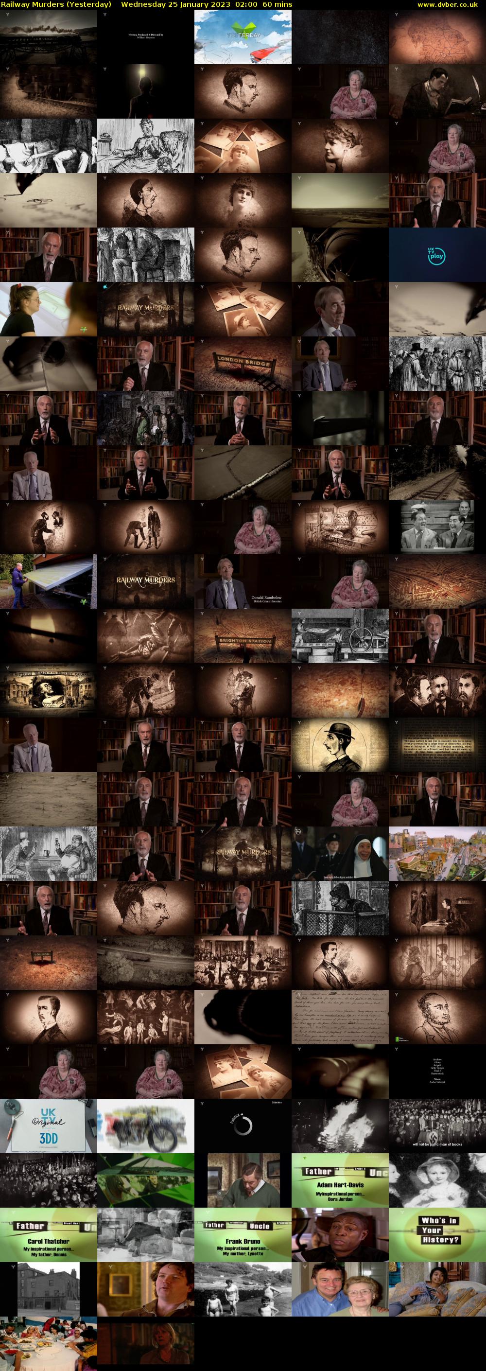 Railway Murders (Yesterday) Wednesday 25 January 2023 02:00 - 03:00
