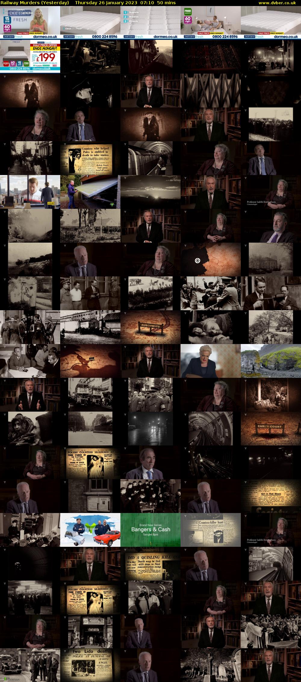 Railway Murders (Yesterday) Thursday 26 January 2023 07:10 - 08:00