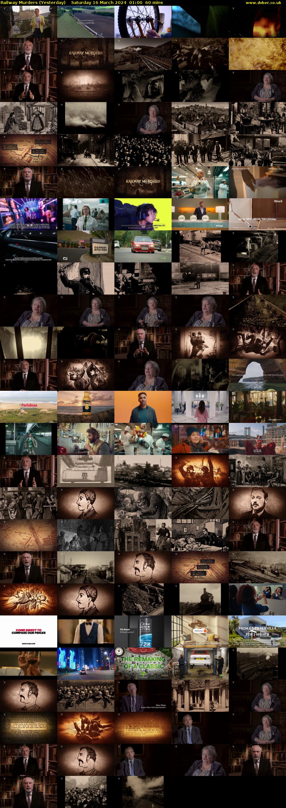 Railway Murders (Yesterday) Saturday 16 March 2024 01:00 - 02:00