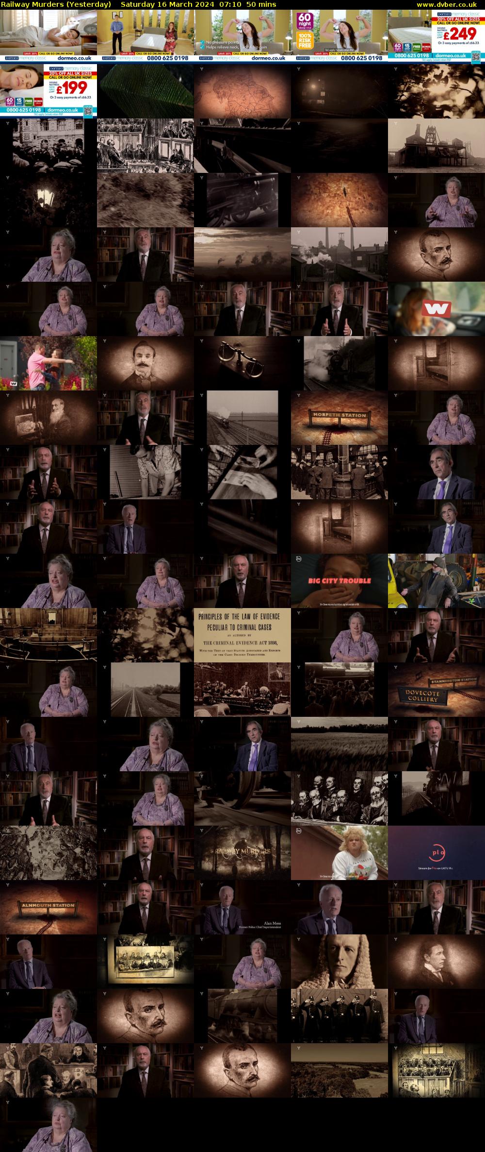 Railway Murders (Yesterday) Saturday 16 March 2024 07:10 - 08:00