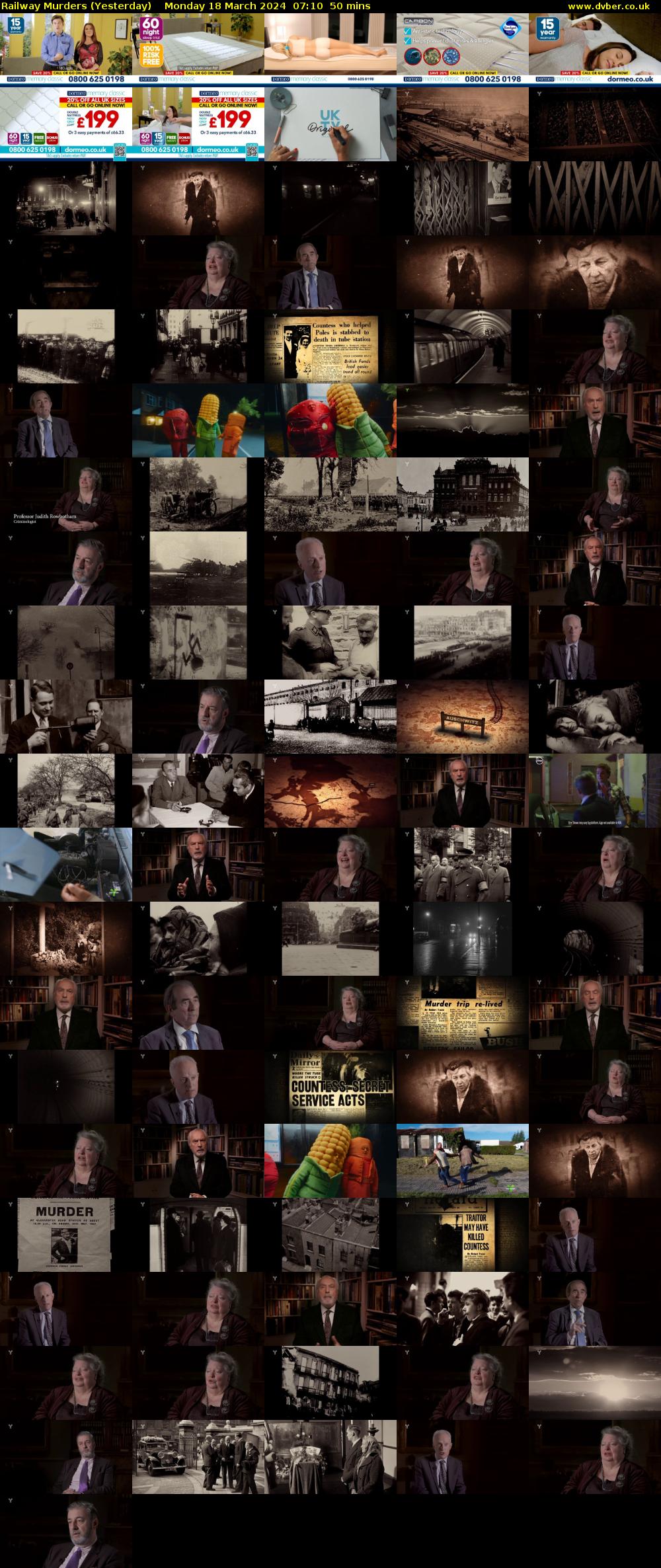 Railway Murders (Yesterday) Monday 18 March 2024 07:10 - 08:00