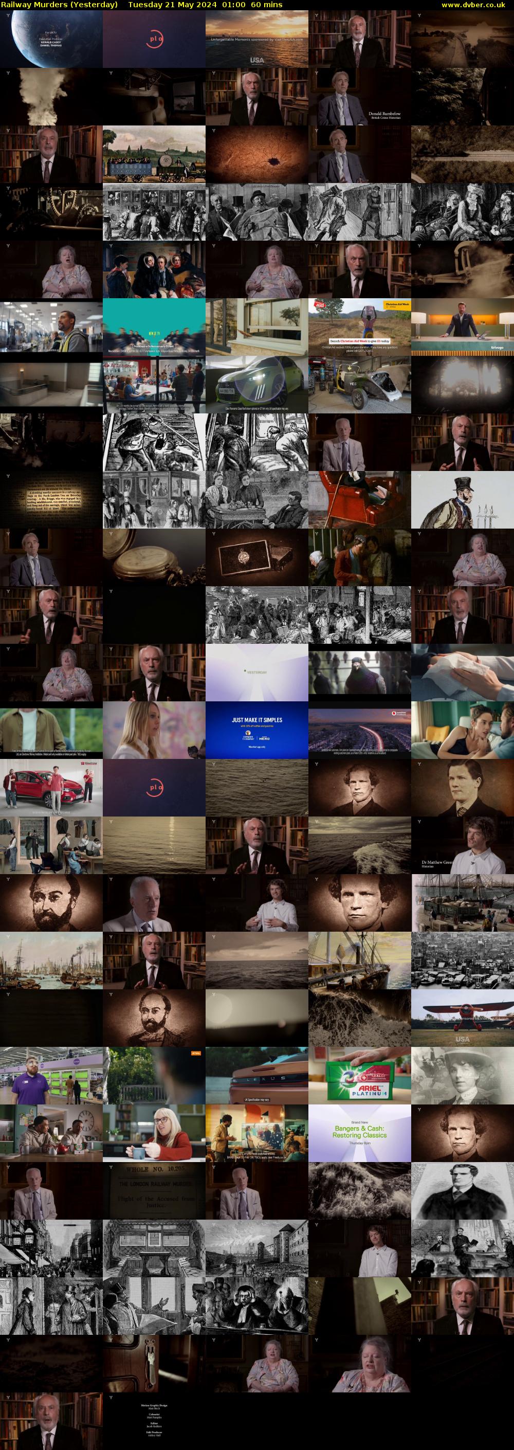 Railway Murders (Yesterday) Tuesday 21 May 2024 01:00 - 02:00