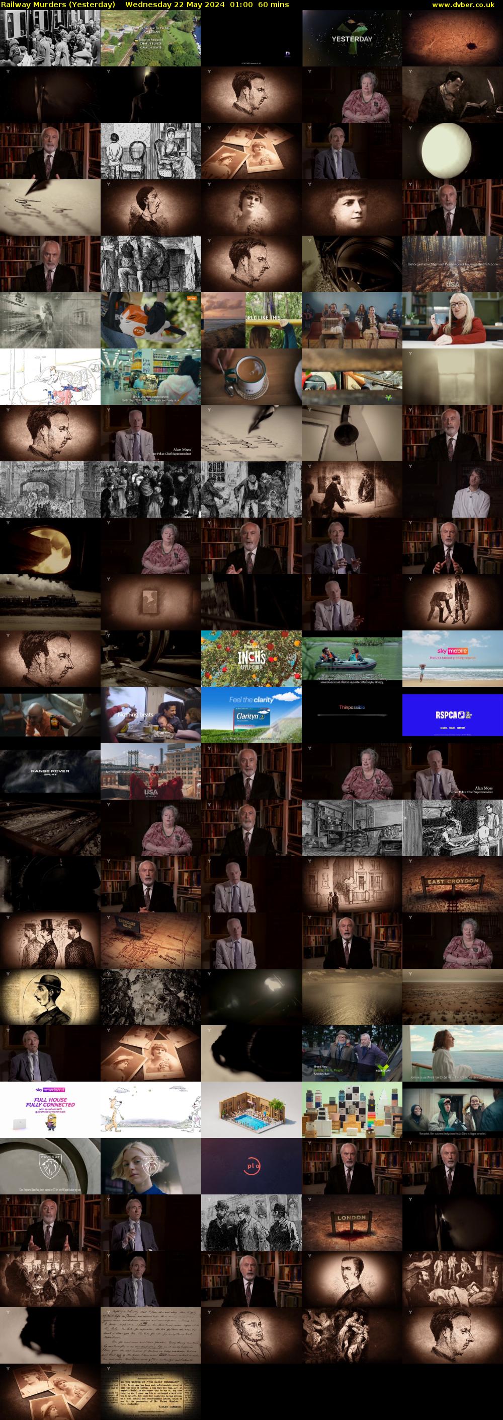 Railway Murders (Yesterday) Wednesday 22 May 2024 01:00 - 02:00